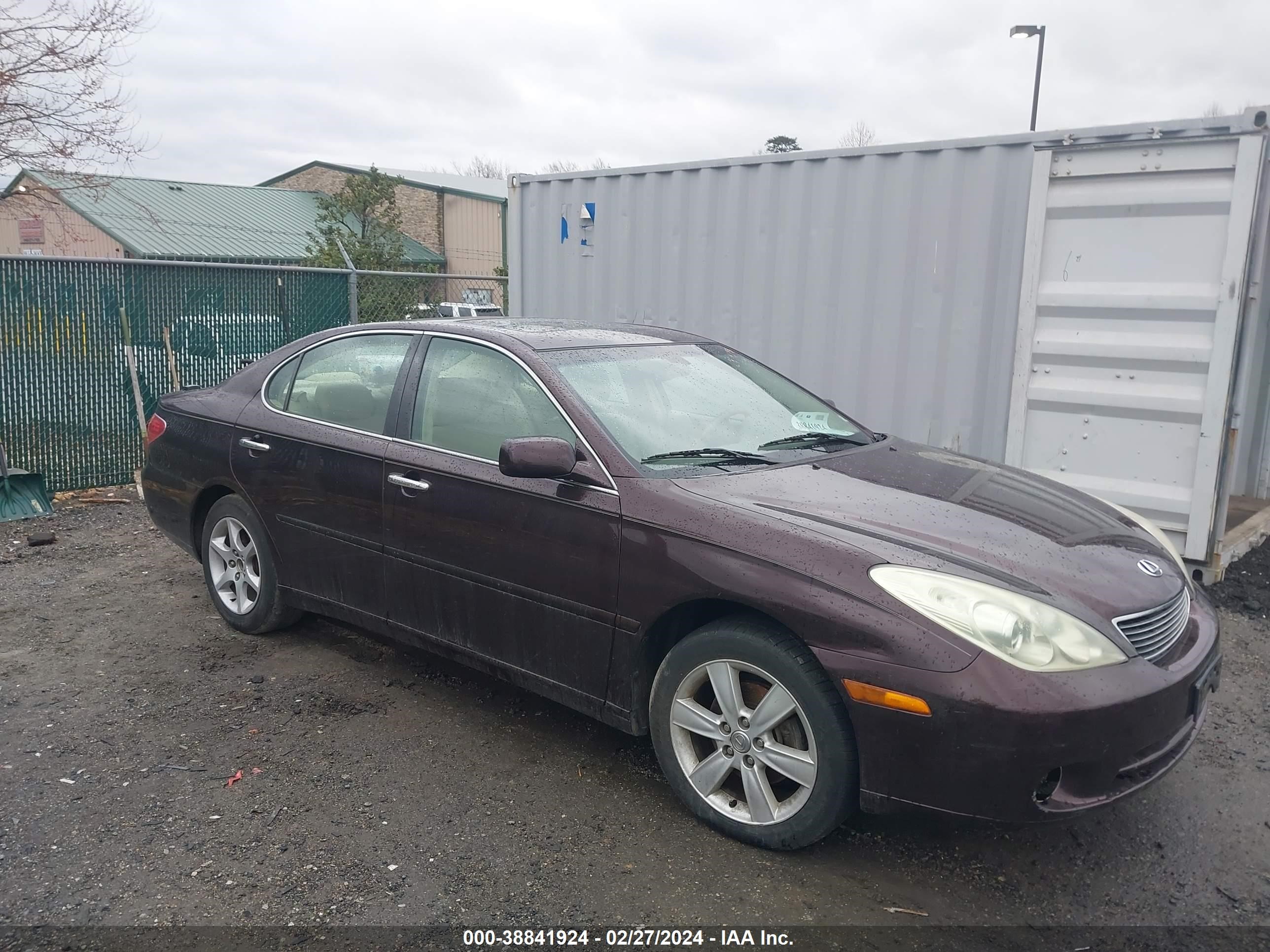 LEXUS ES 2006 jthba30g965166208