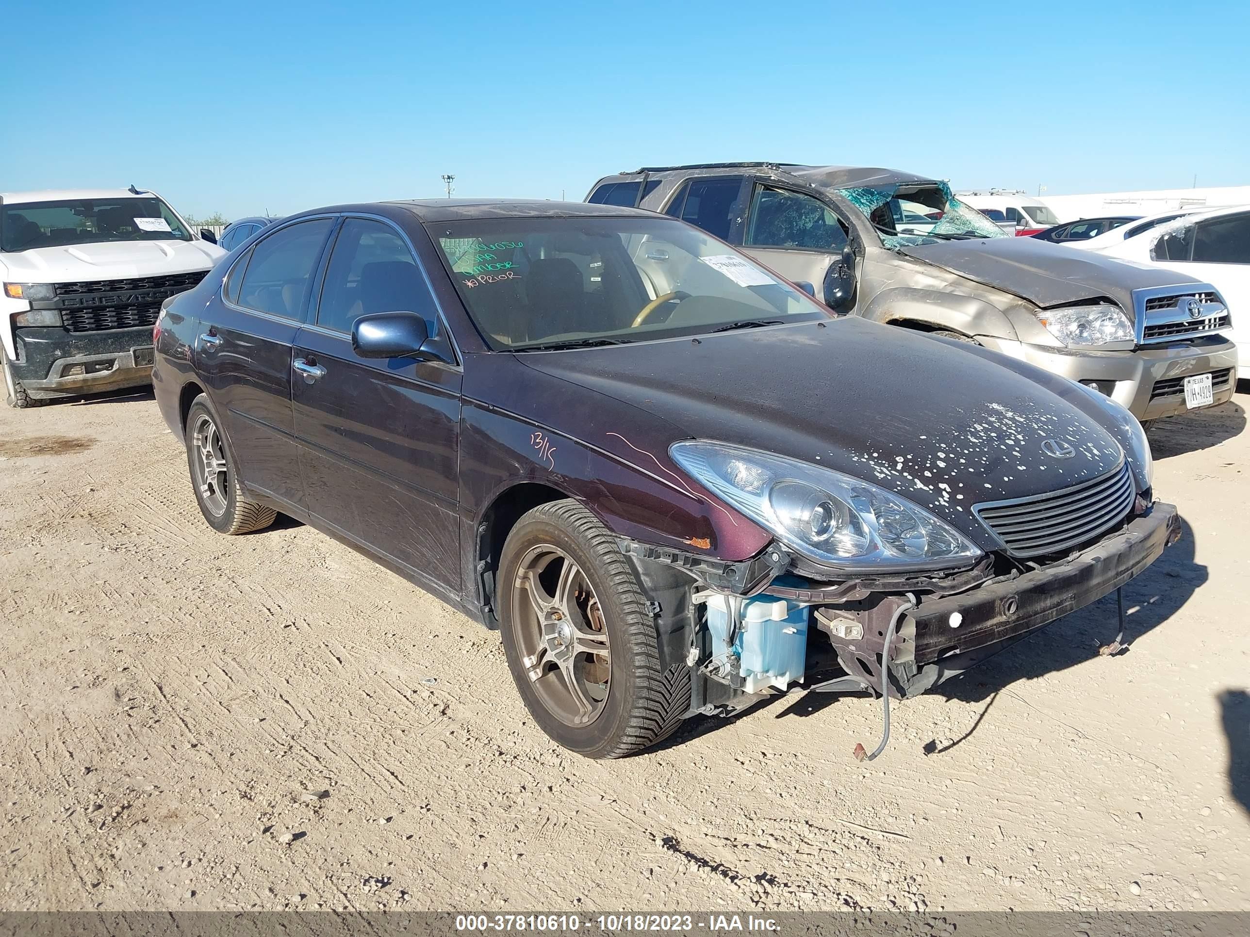 LEXUS ES 2005 jthba30gx55066357