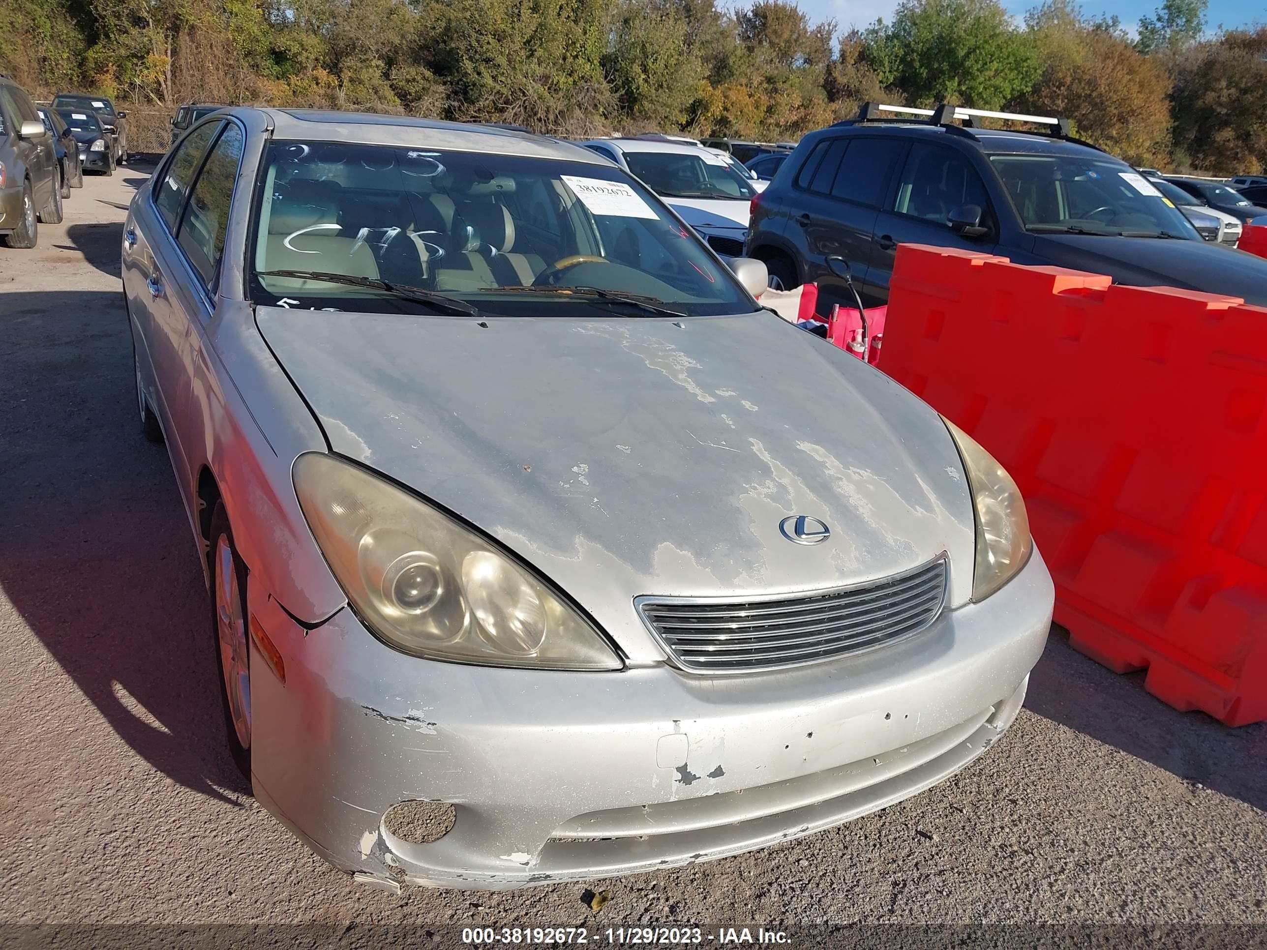 LEXUS ES 2005 jthba30gx55117078