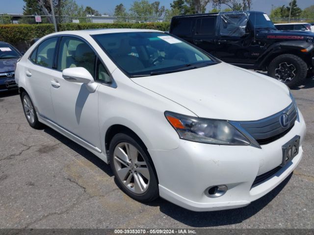 LEXUS HS 250H 2010 jthbb1ba3a2010881