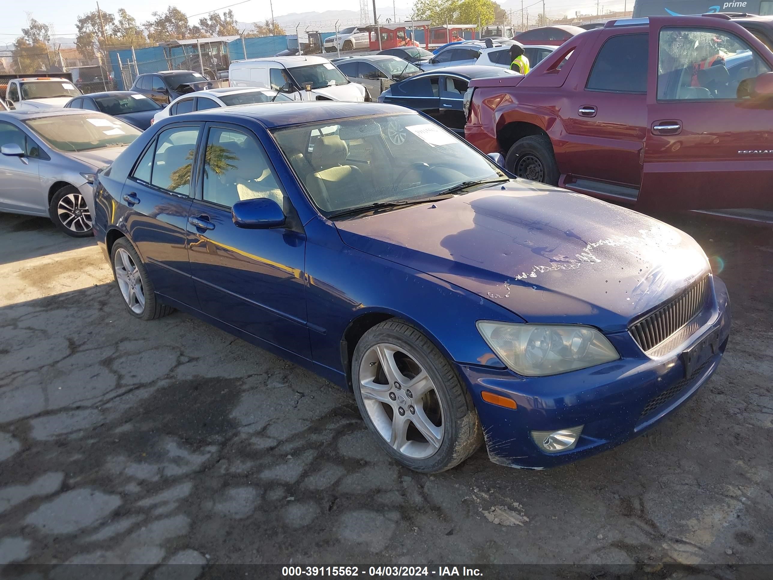 LEXUS IS 2001 jthbd182810027620