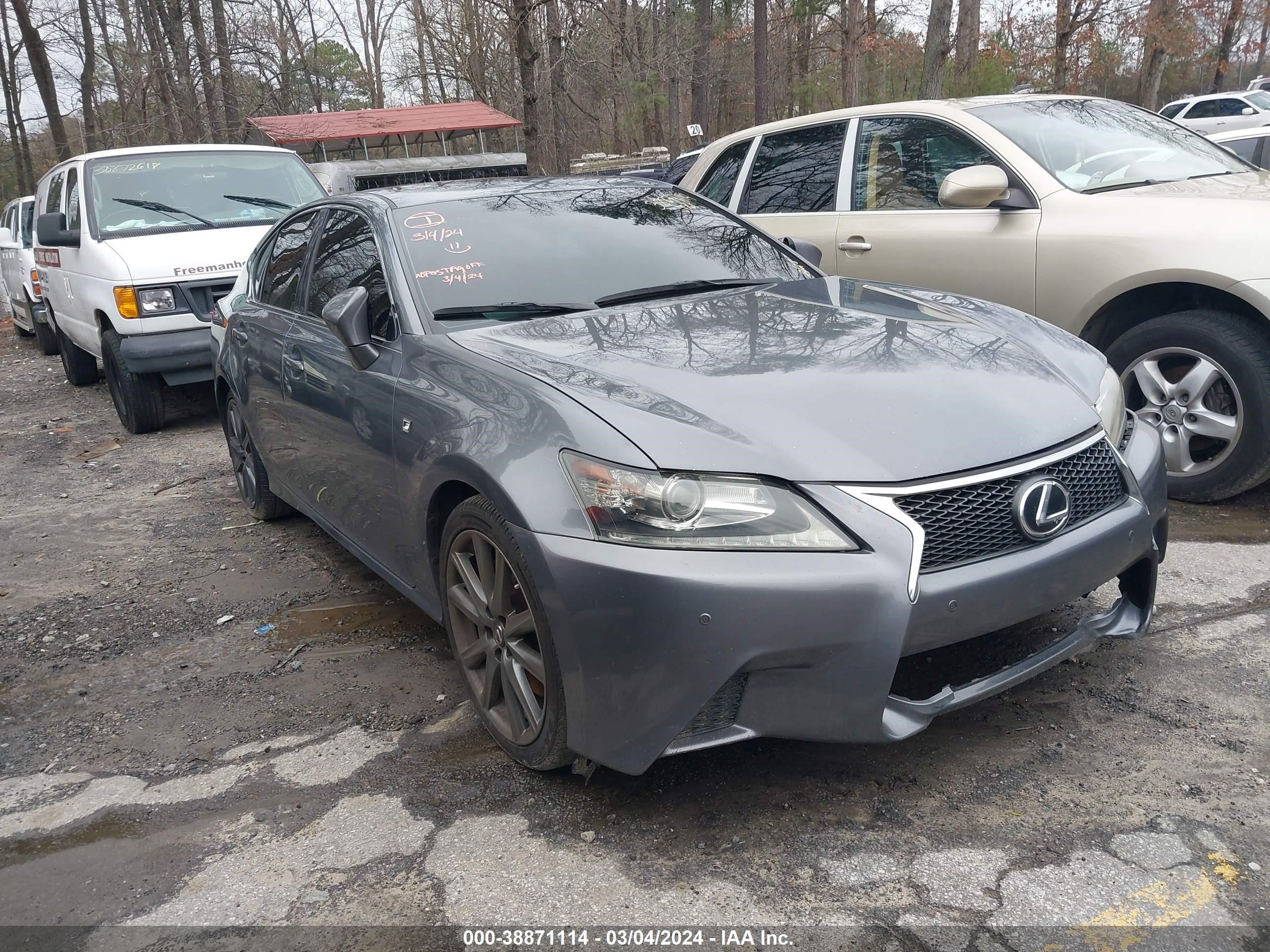 LEXUS GS 2013 jthbe1bl2d5024590