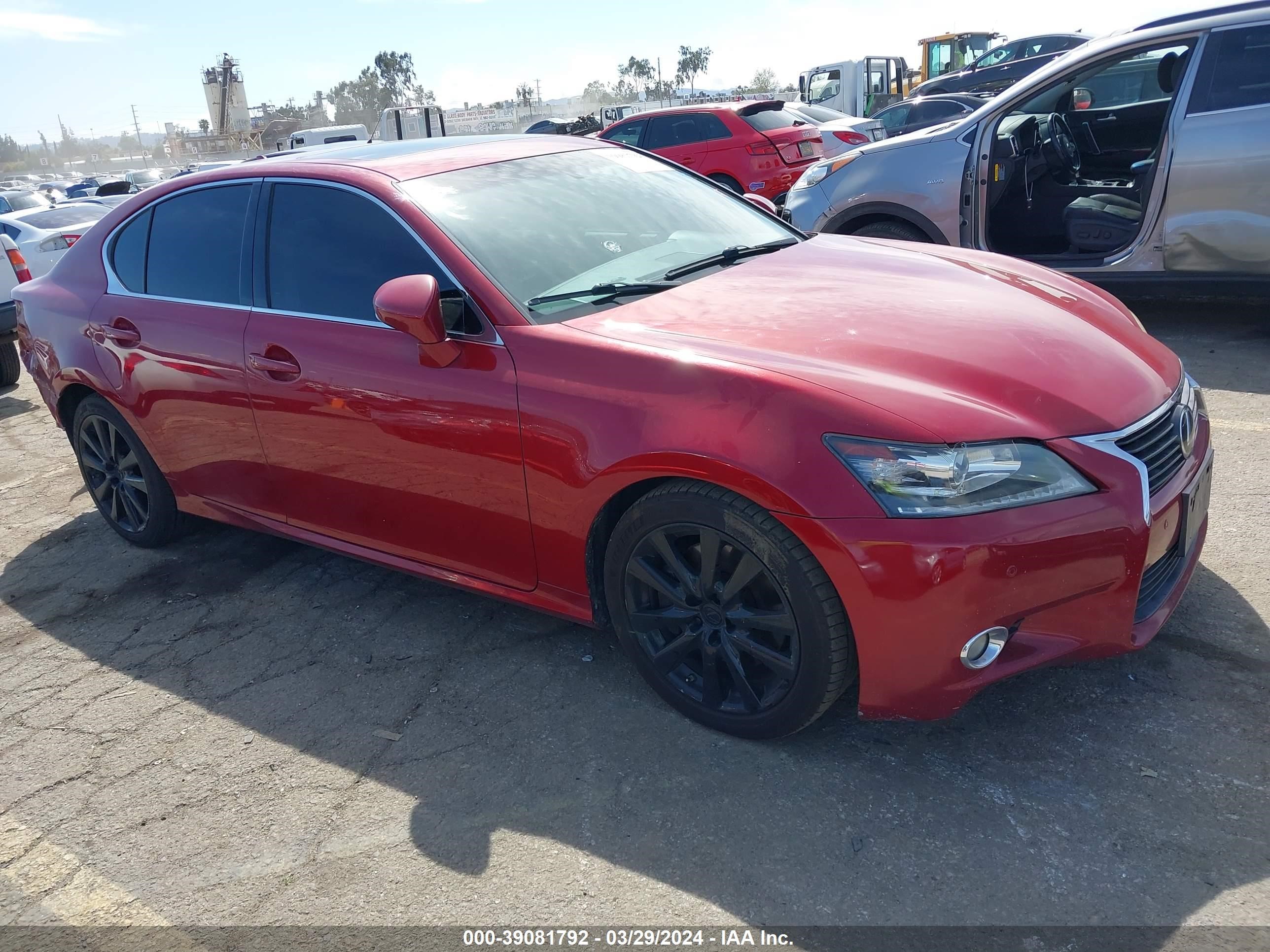 LEXUS GS 2013 jthbe1bl4d5006012