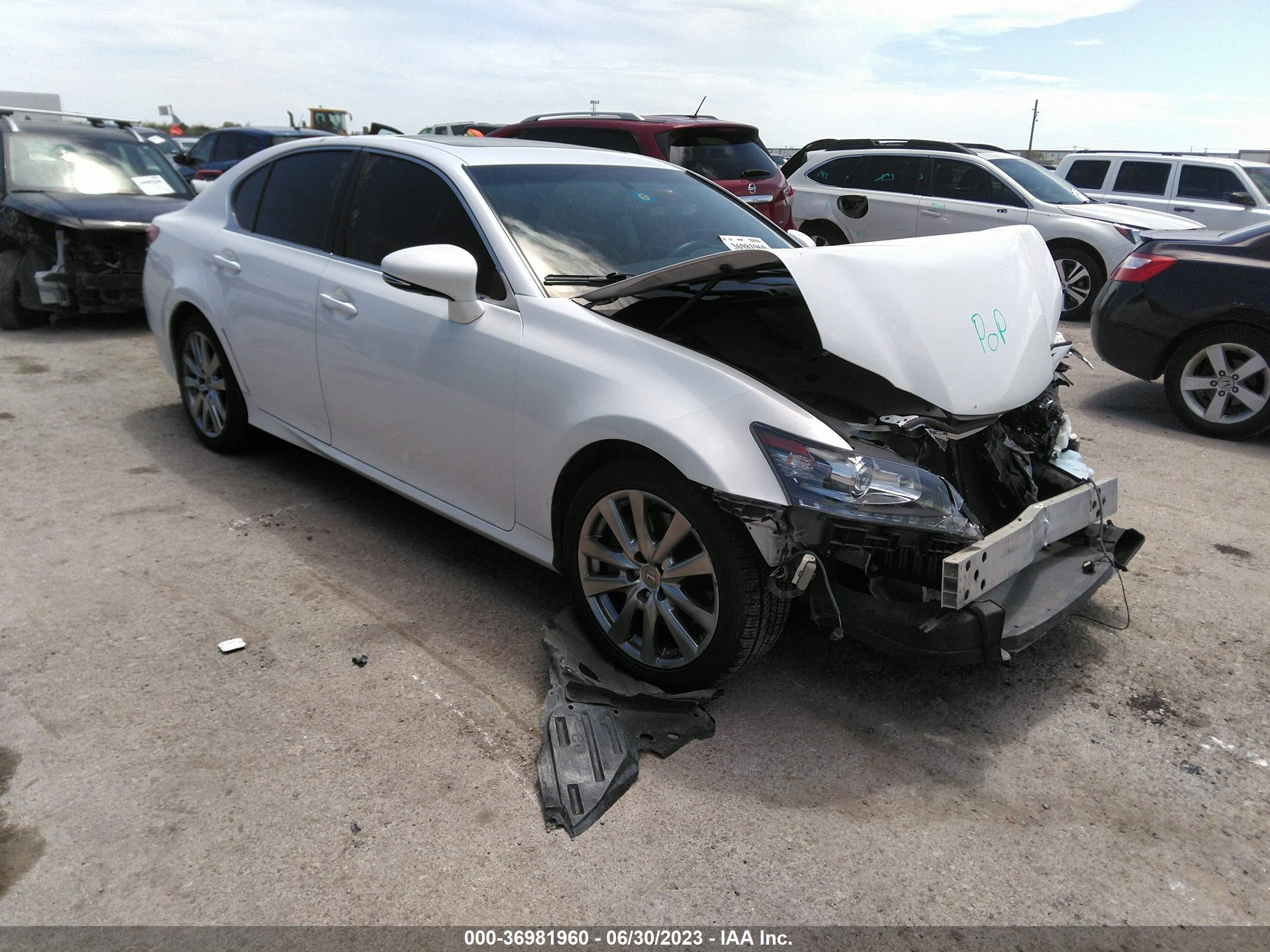 LEXUS GS 2013 jthbe1blxd5011070