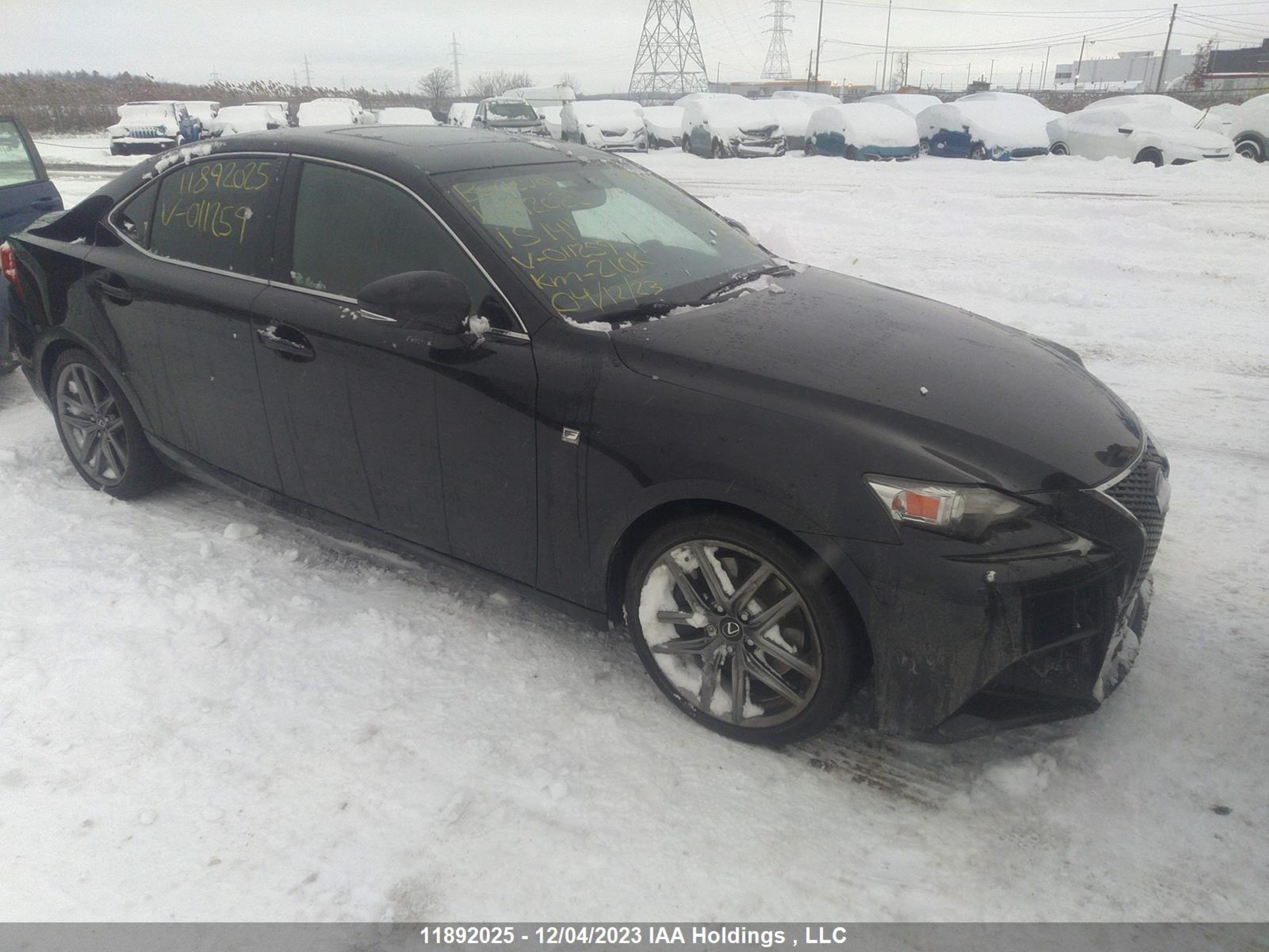 LEXUS IS 2014 jthbe1d20e5011259