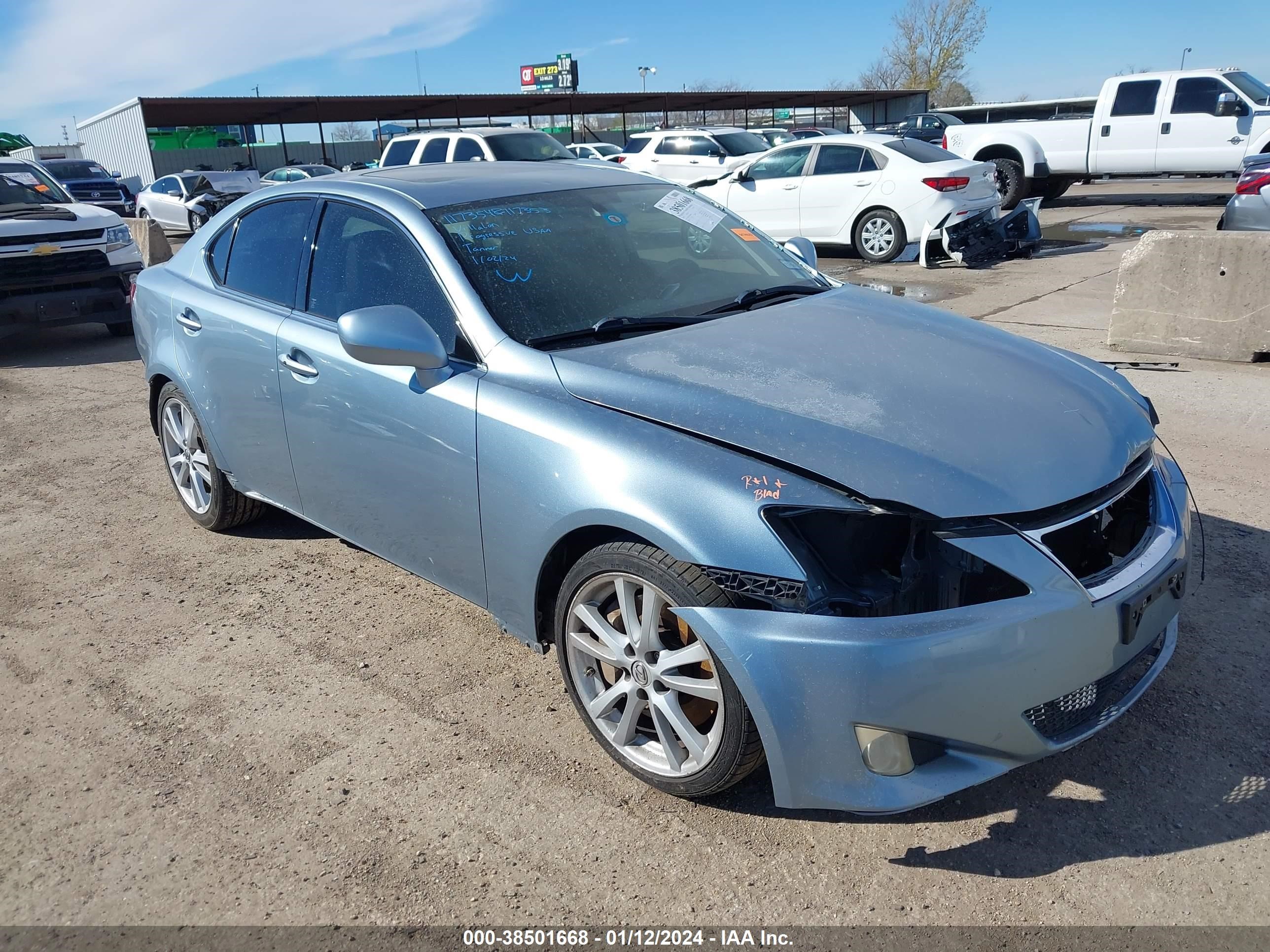 LEXUS IS 2006 jthbe262162001068