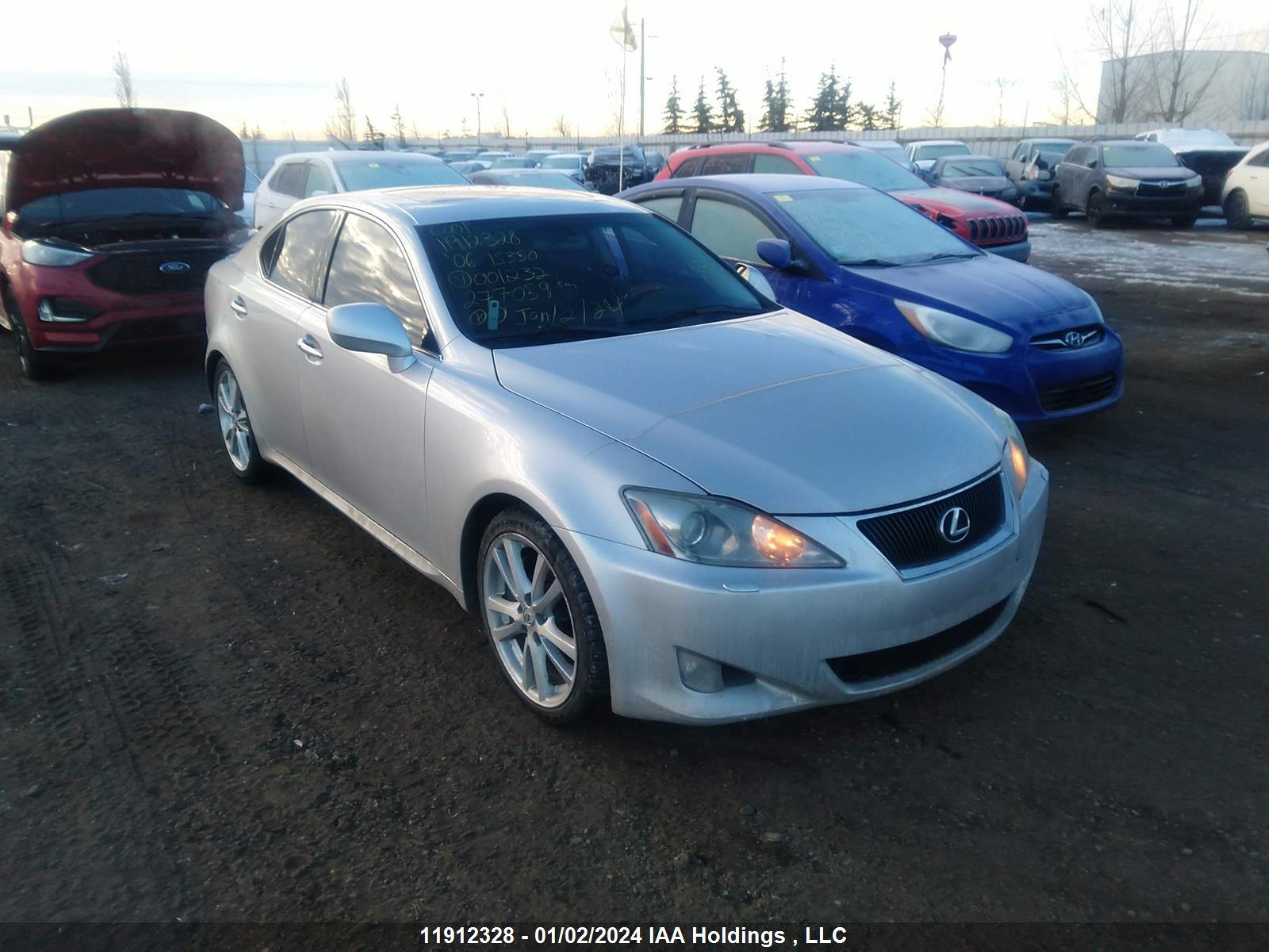 LEXUS IS 2006 jthbe262165001232