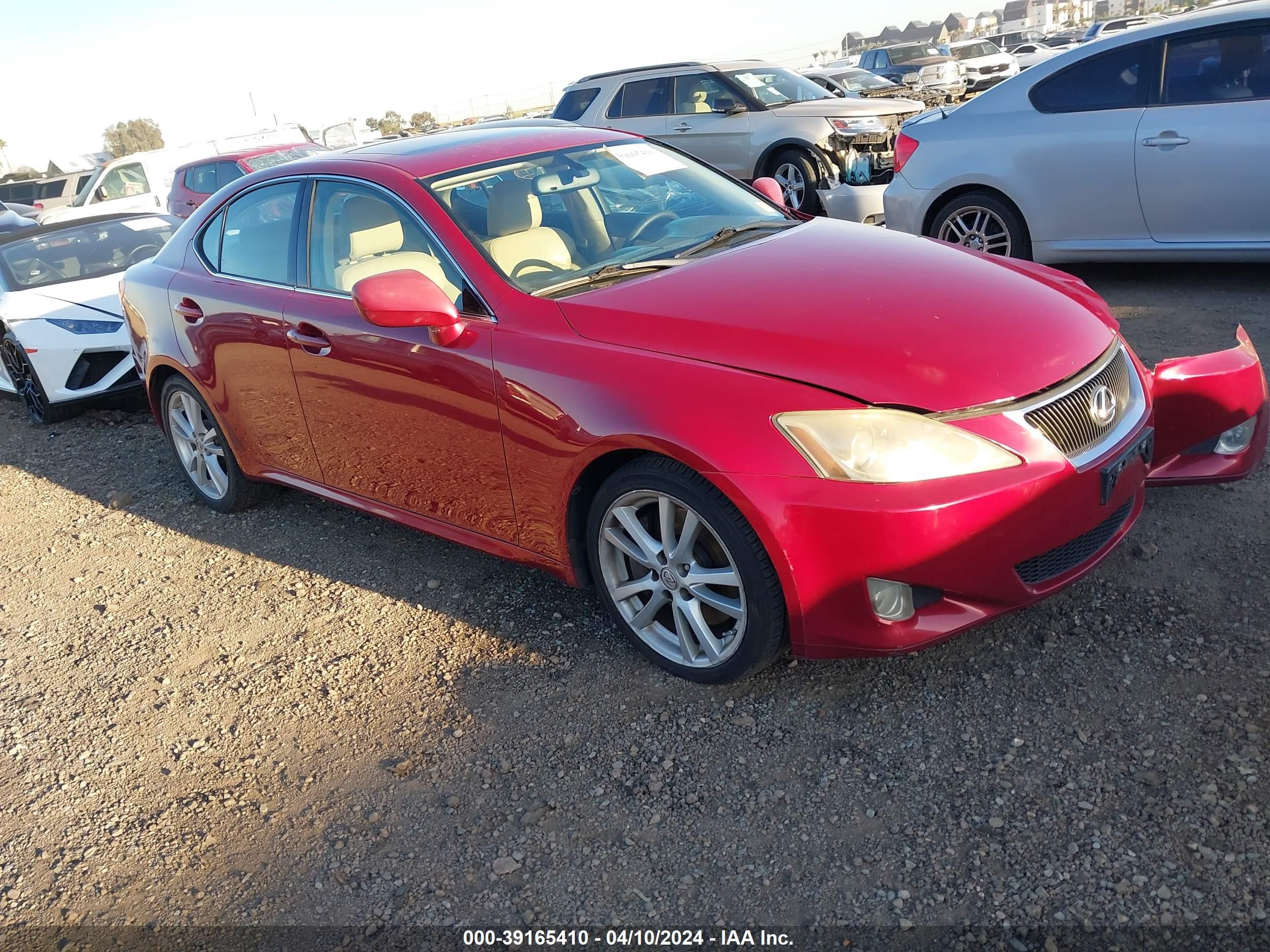 LEXUS IS 2006 jthbe262165011663