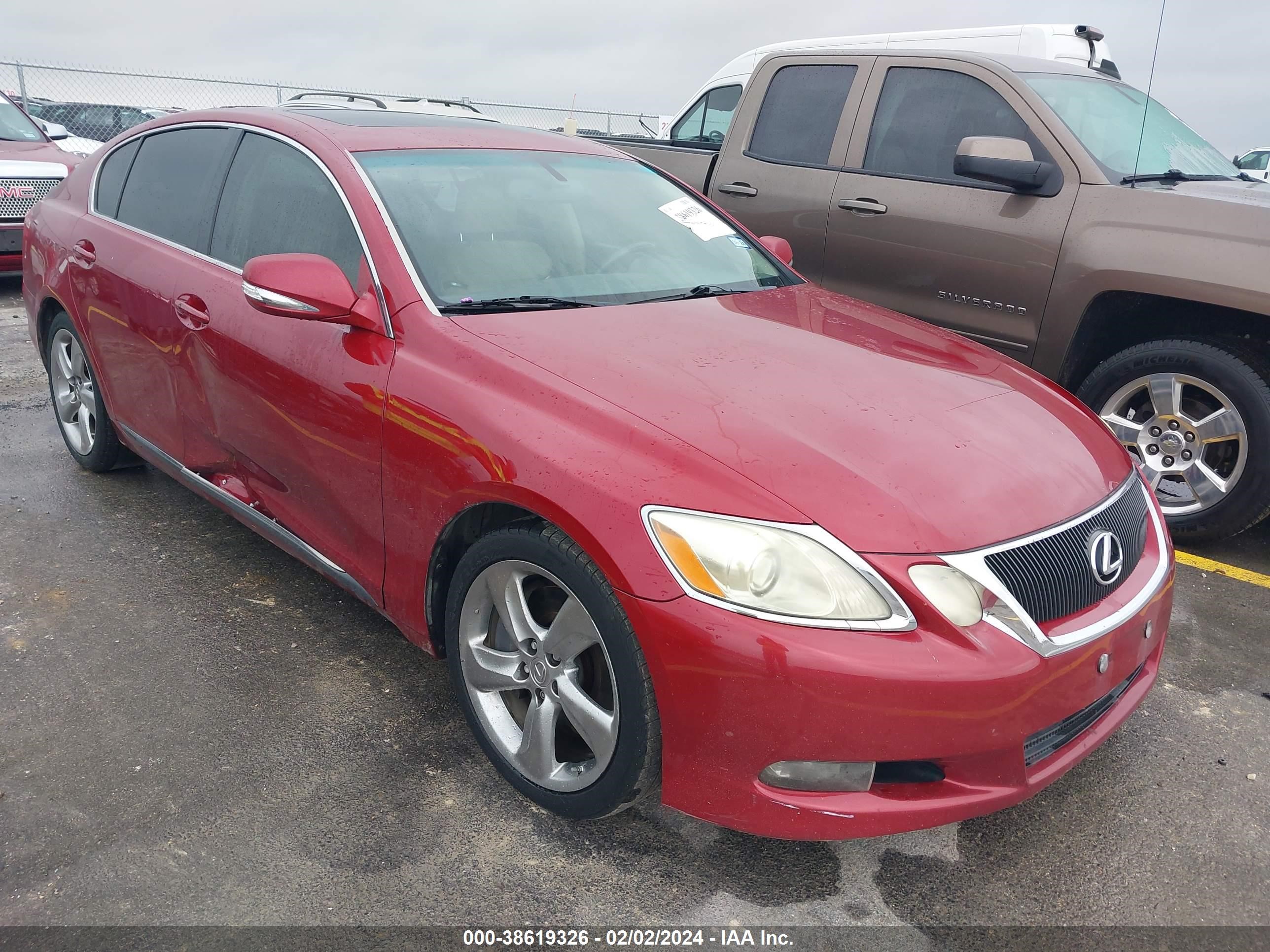 LEXUS GS 2008 jthbe96s180035941