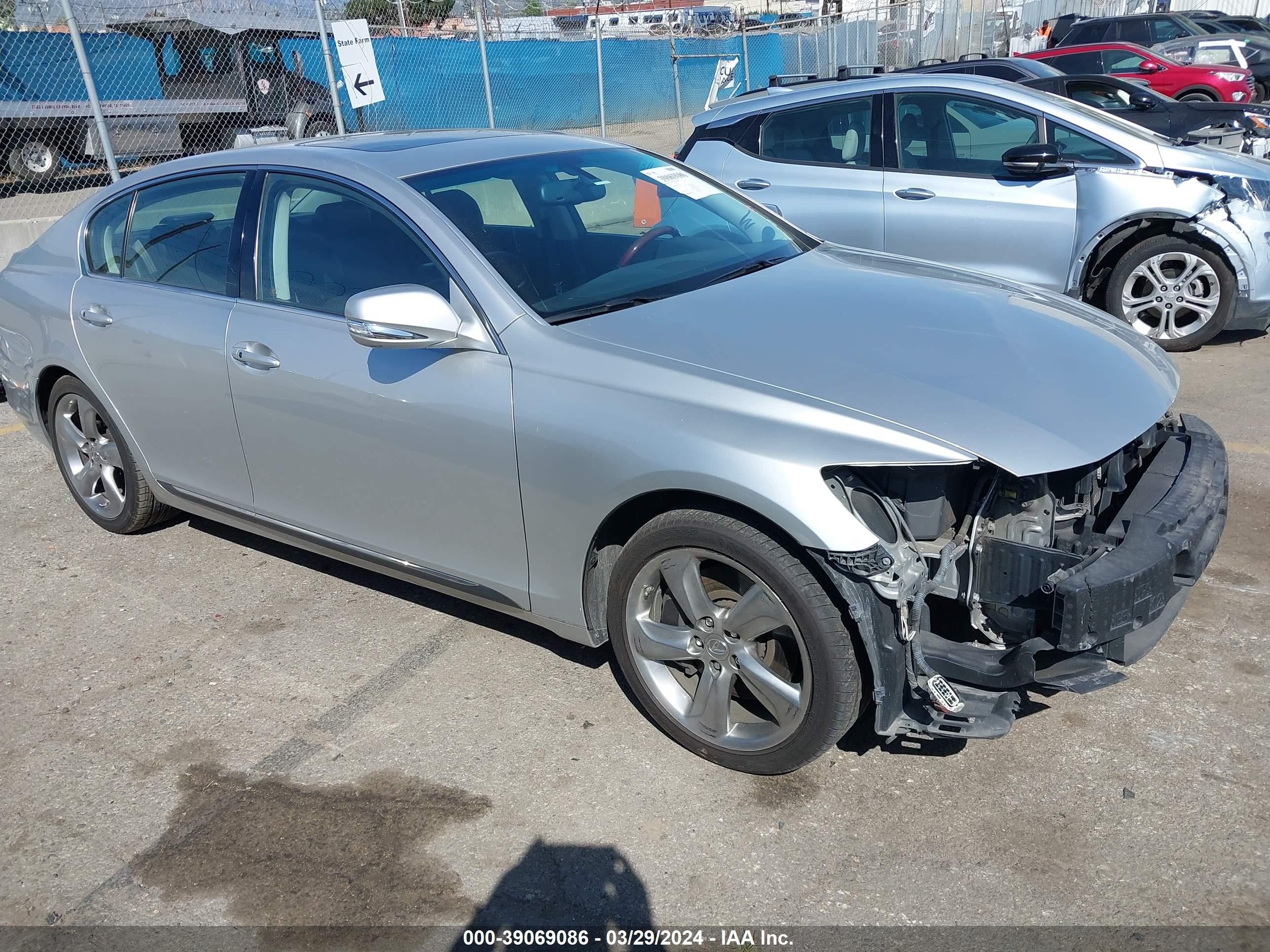 LEXUS GS 2009 jthbe96s290043368