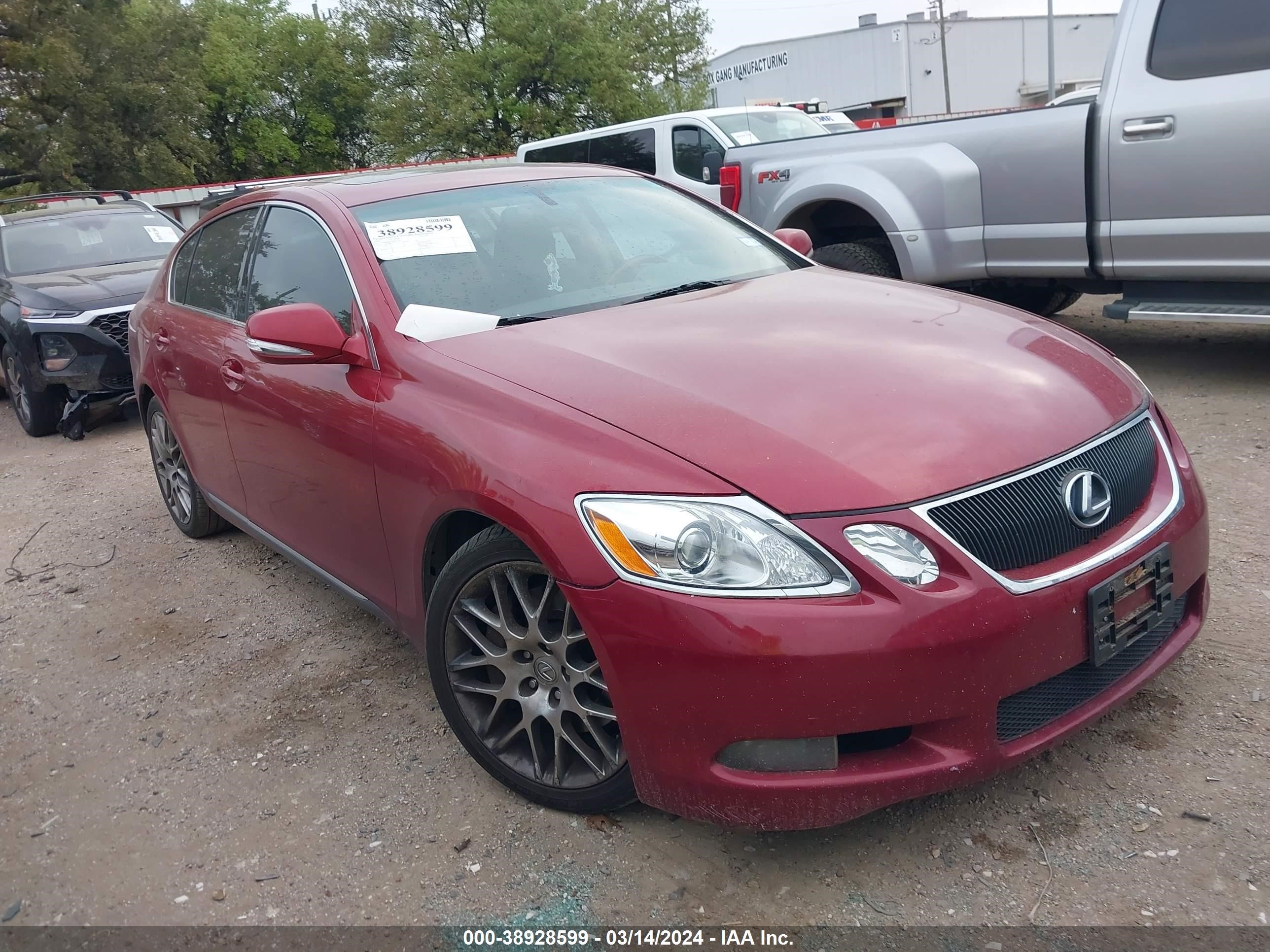 LEXUS GS 2008 jthbe96s380031258