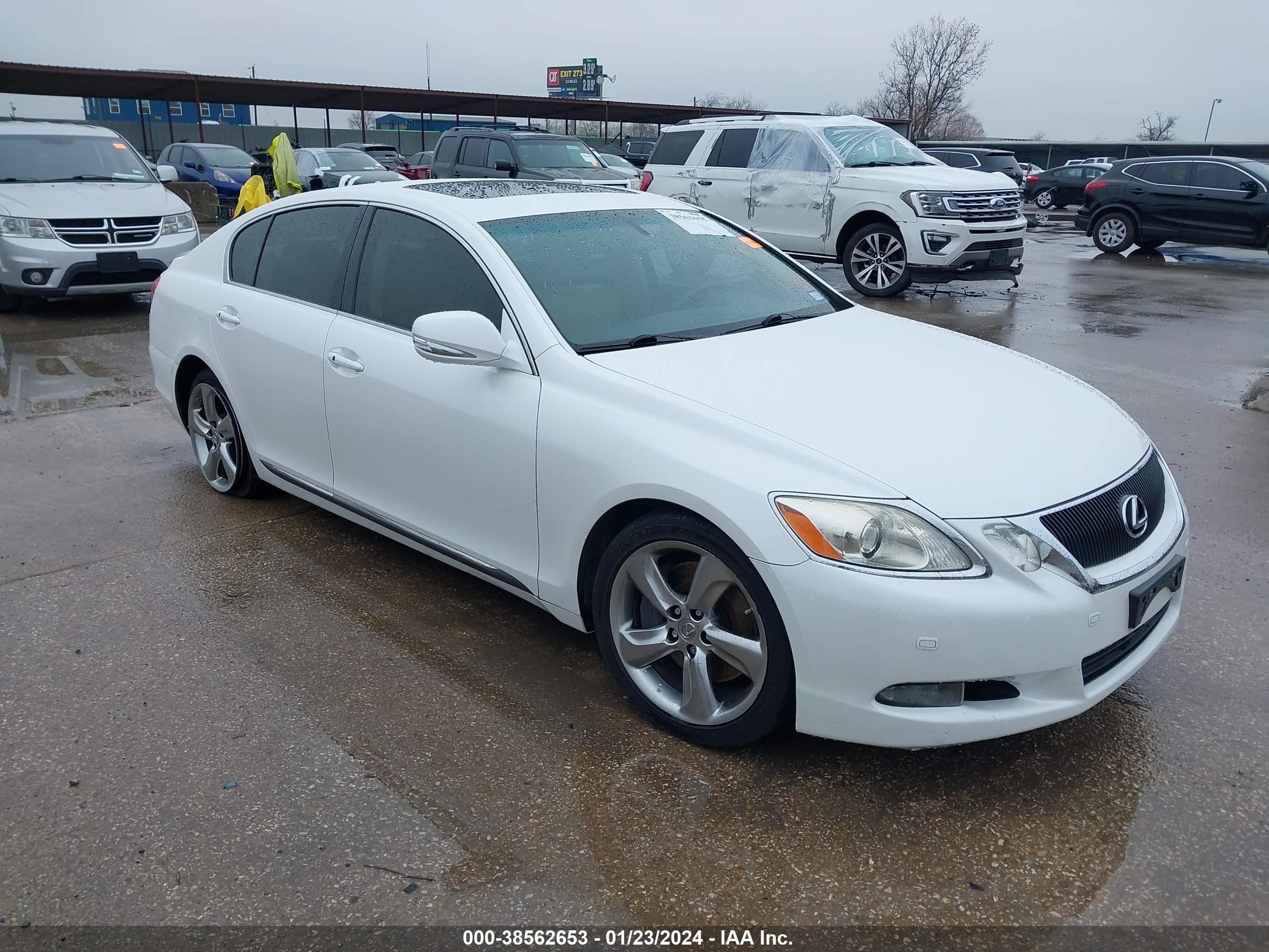 LEXUS GS 2008 jthbe96s580029530