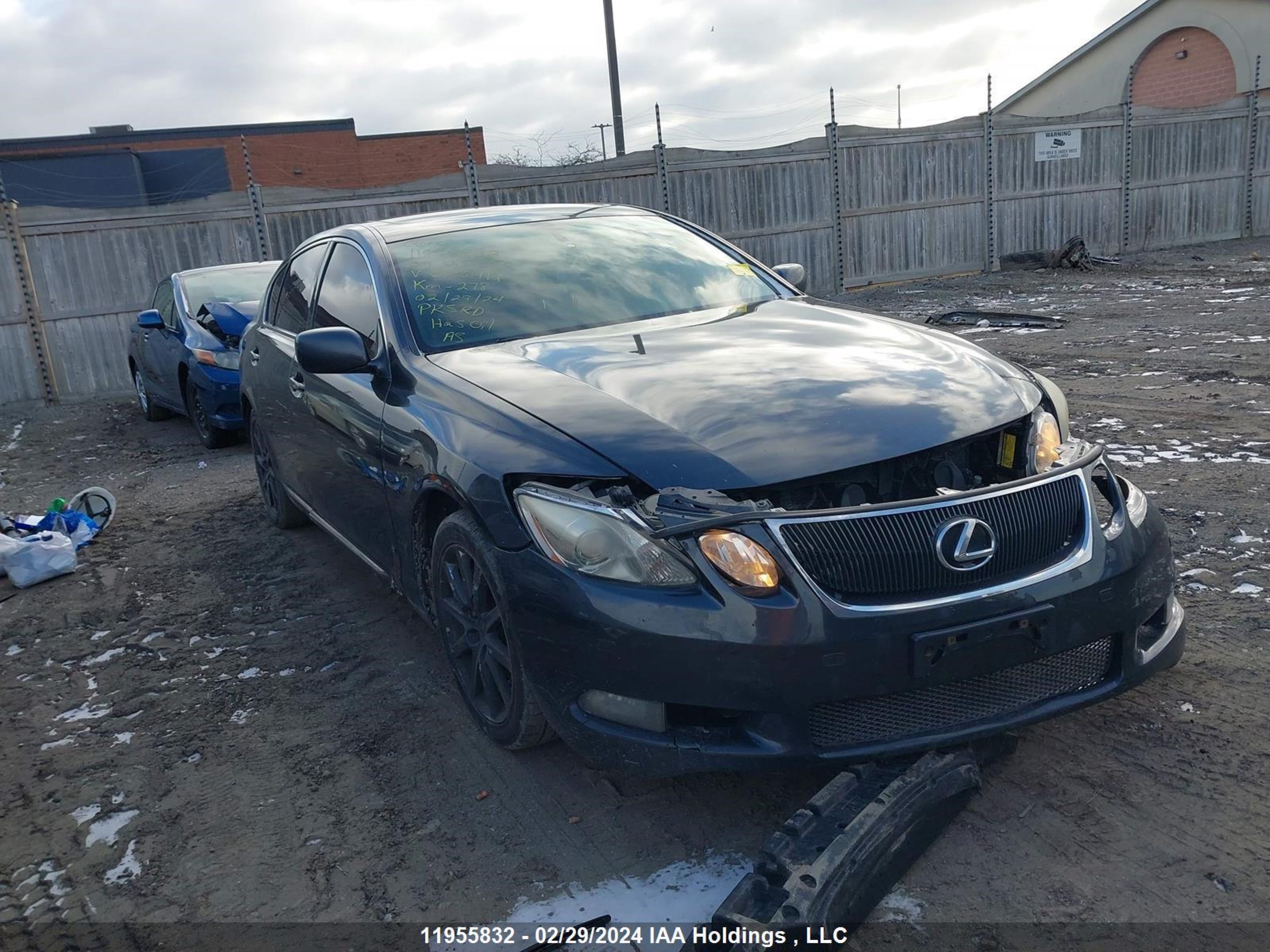 LEXUS GS 2007 jthbe96s770023419