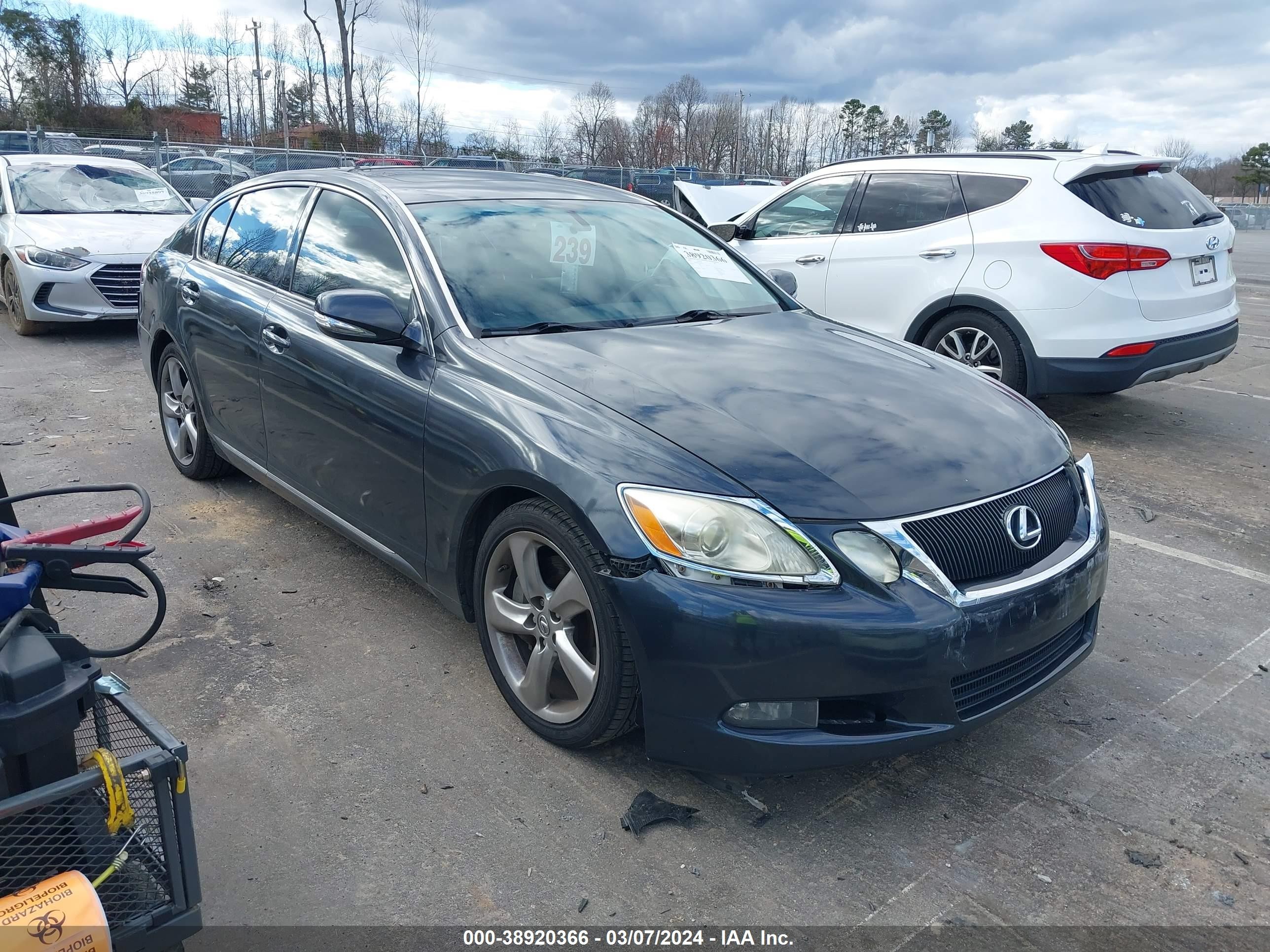 LEXUS GS 2008 jthbe96s780040755