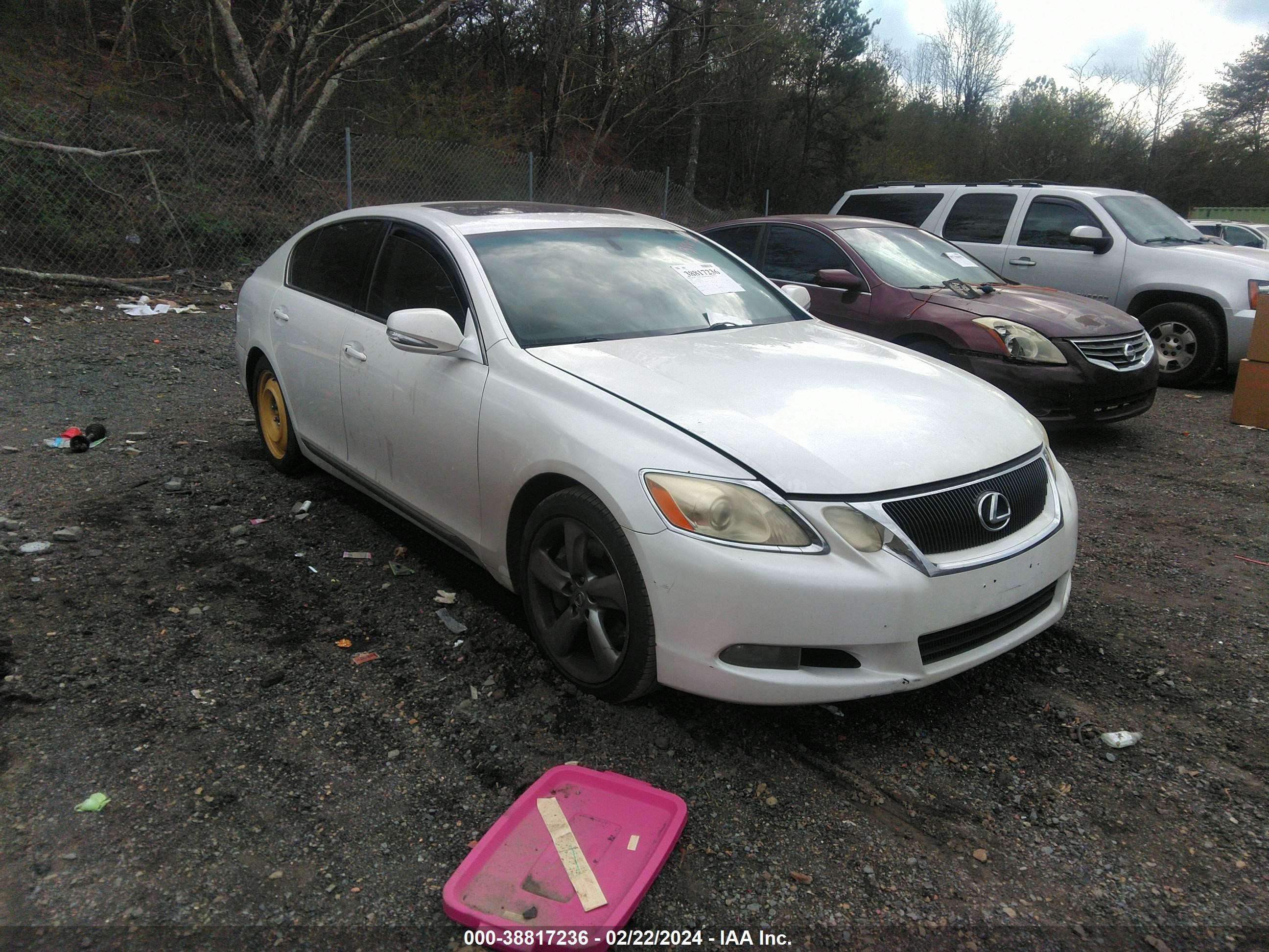 LEXUS GS 2008 jthbe96sx80033234