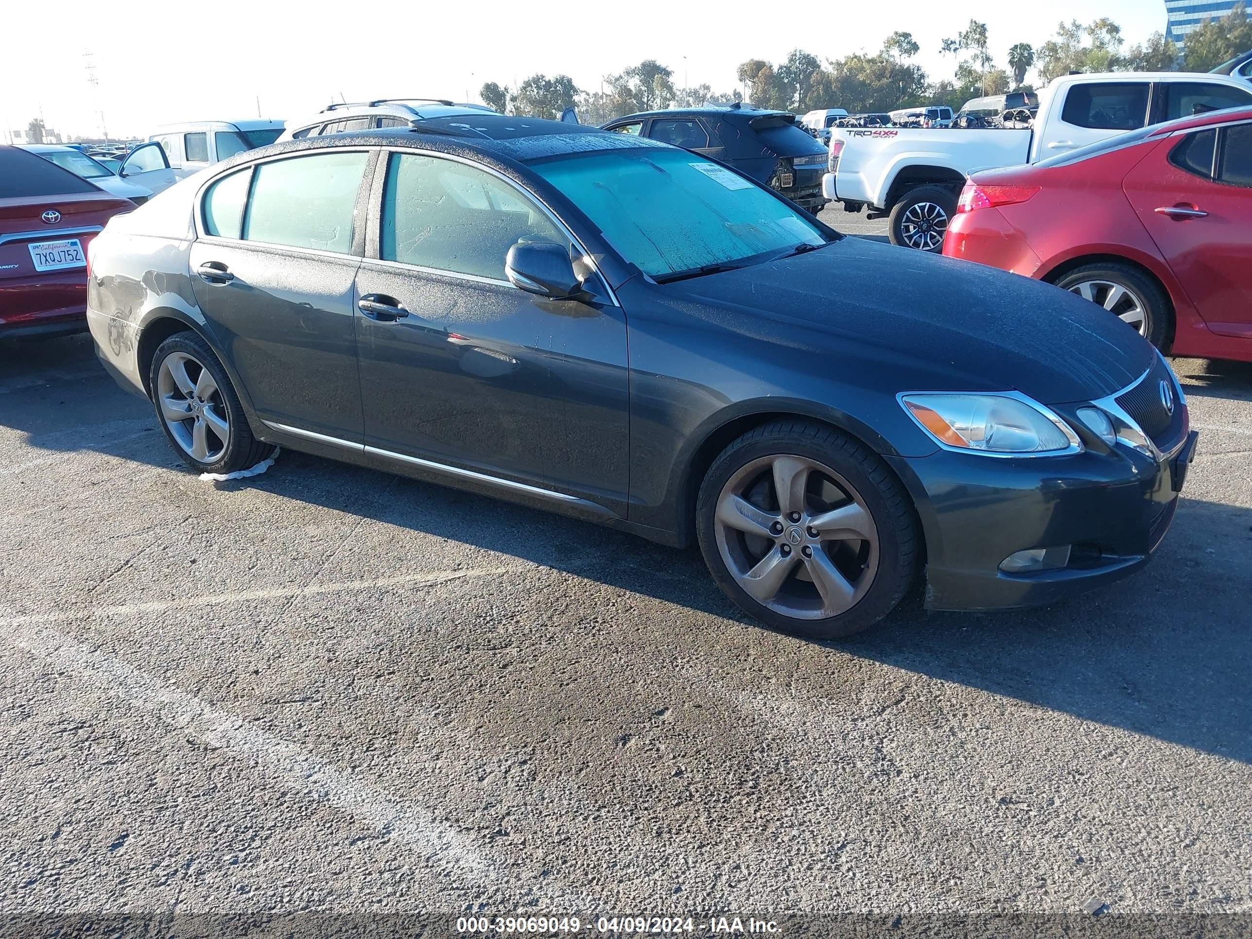 LEXUS GS 2008 jthbe96sx80043004