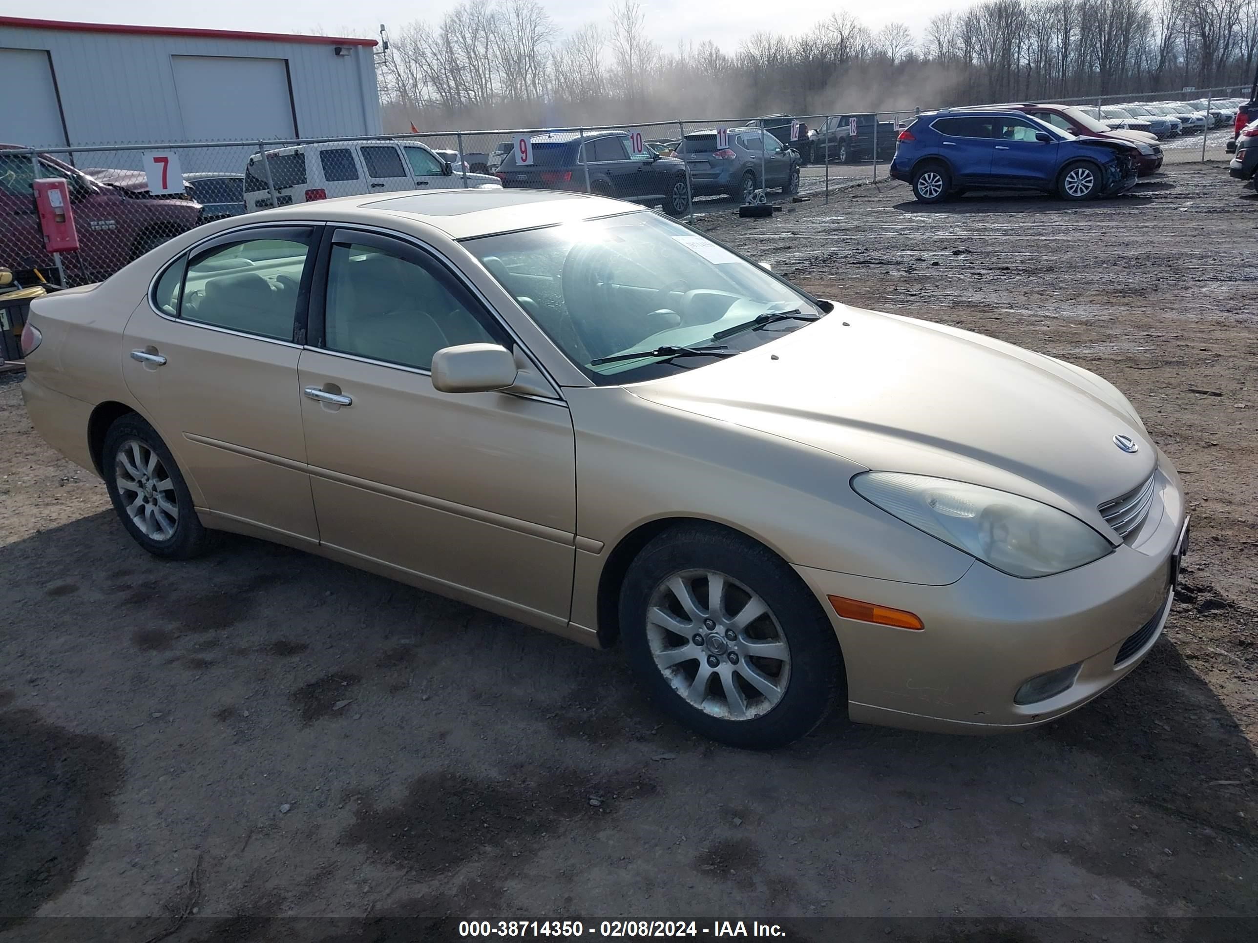 LEXUS ES 2002 jthbf30g020041638