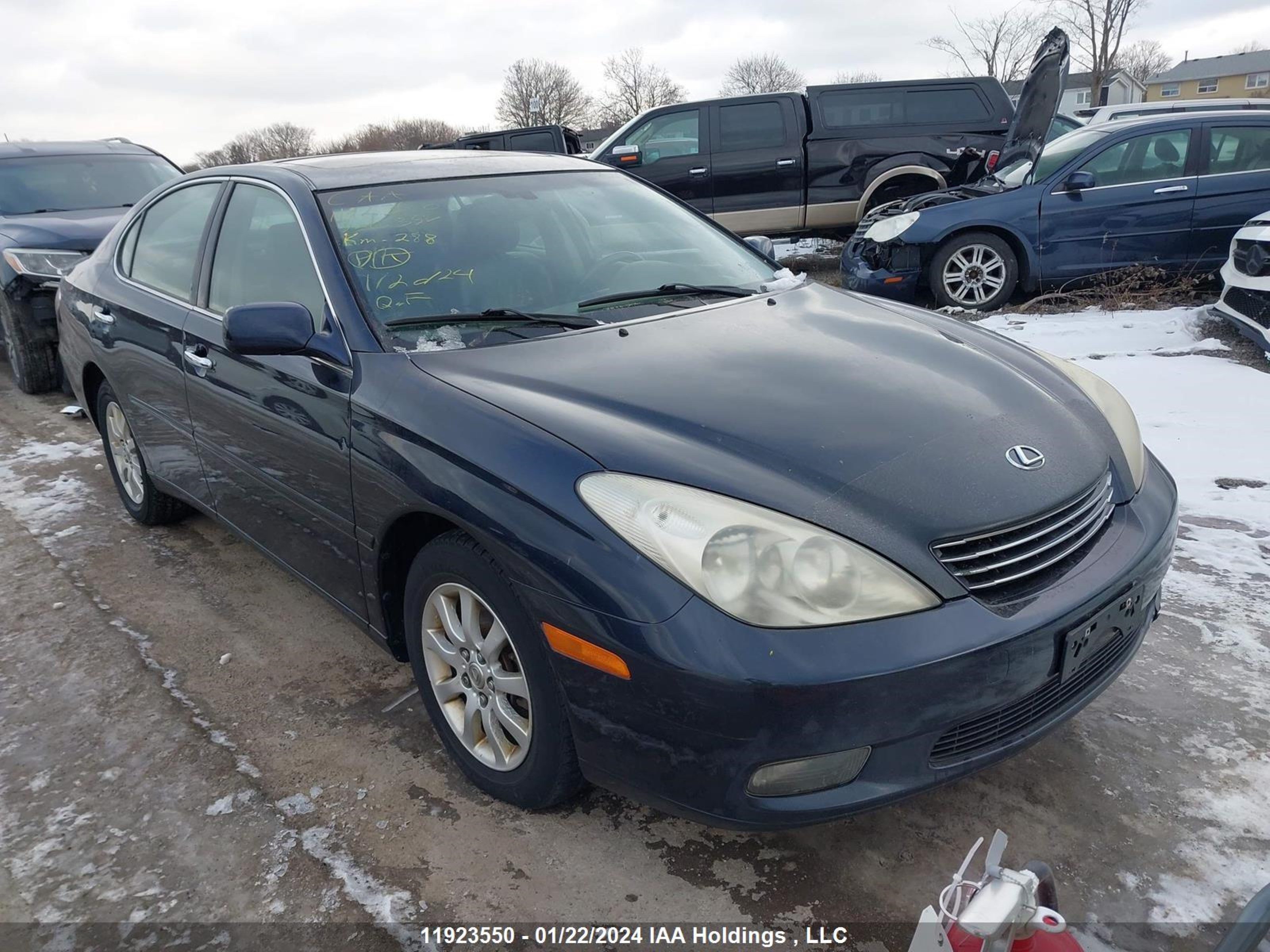 LEXUS ES 2002 jthbf30g025021635