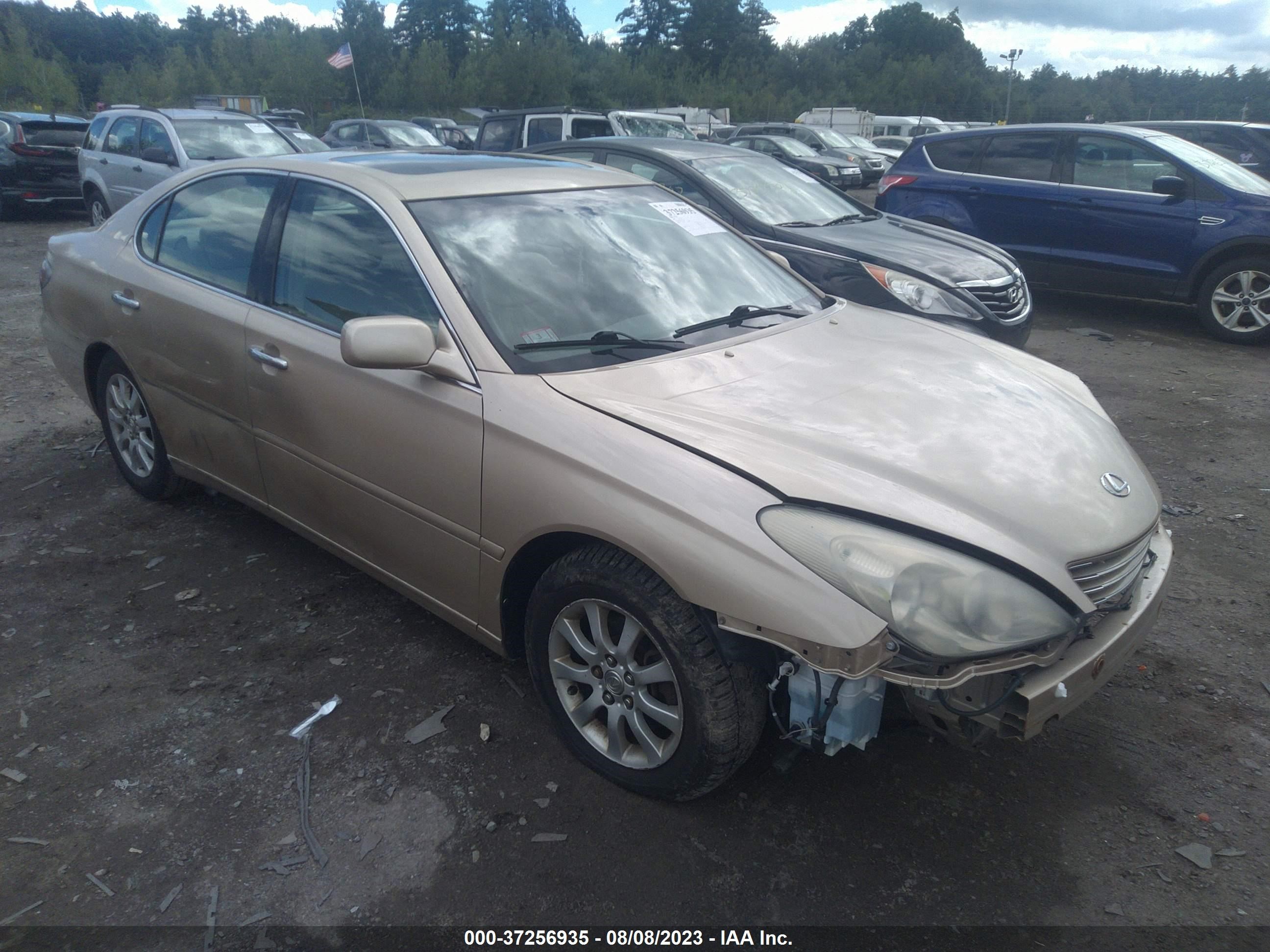 LEXUS ES 2003 jthbf30g030124939