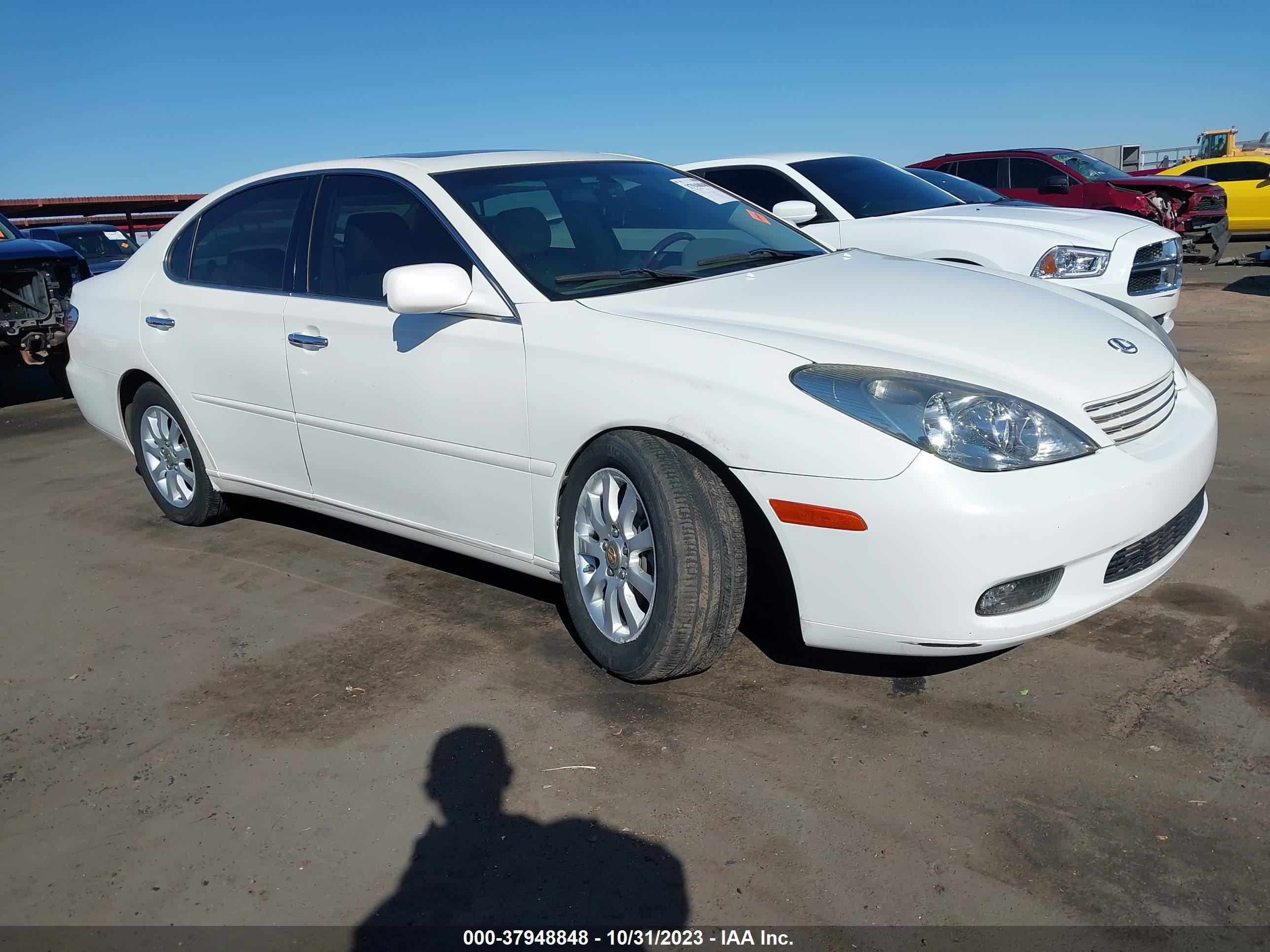 LEXUS ES 2003 jthbf30g036013546