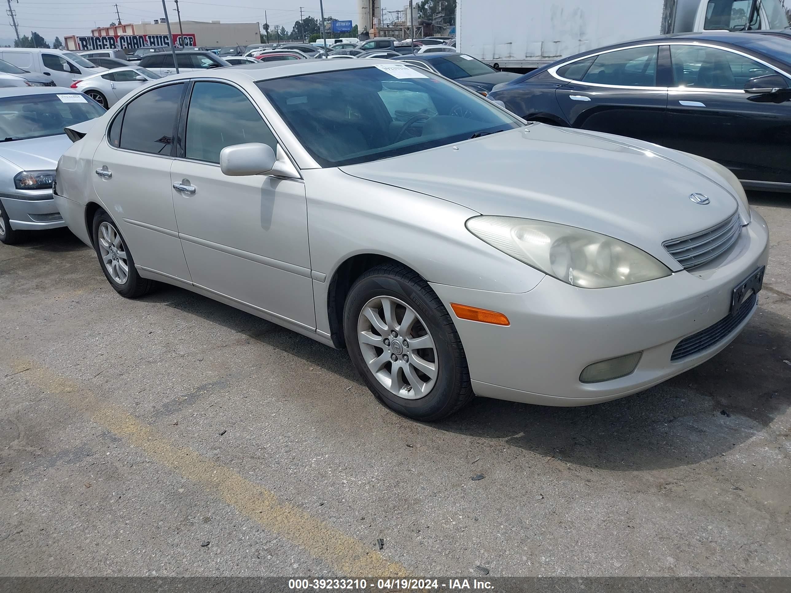 LEXUS ES 2002 jthbf30g120042197