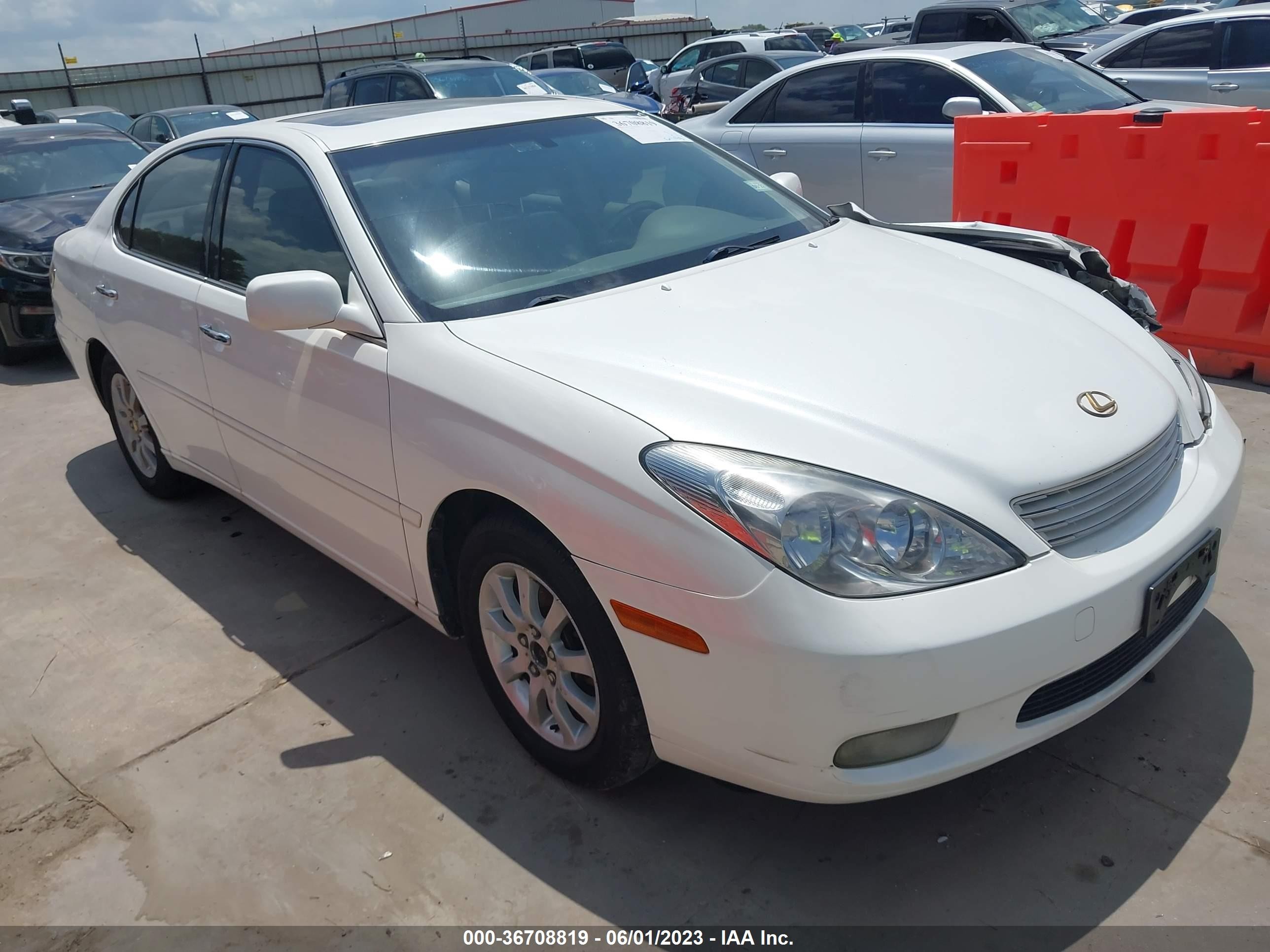 LEXUS ES 2002 jthbf30g120074275