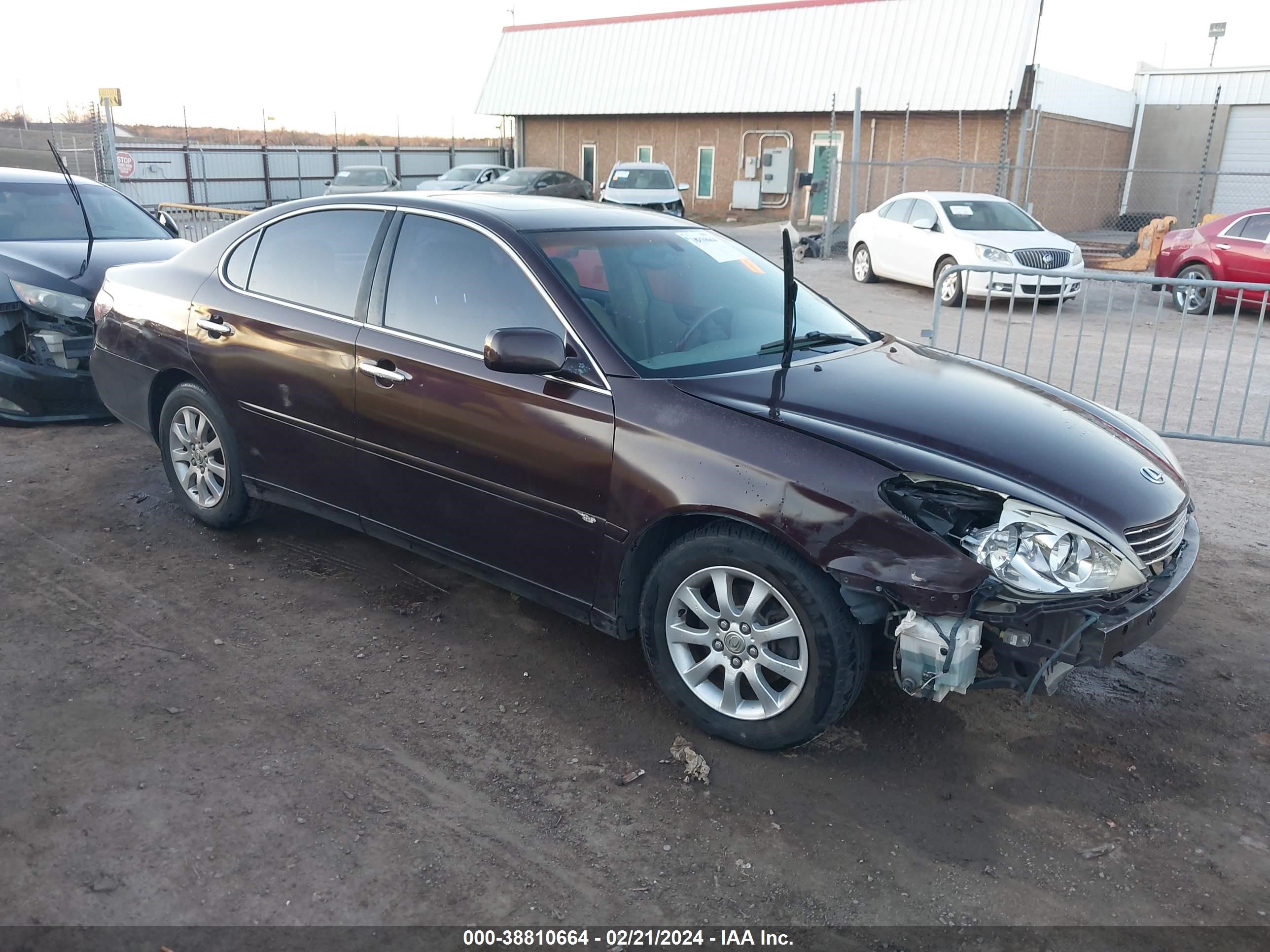 LEXUS ES 2002 jthbf30g120075443