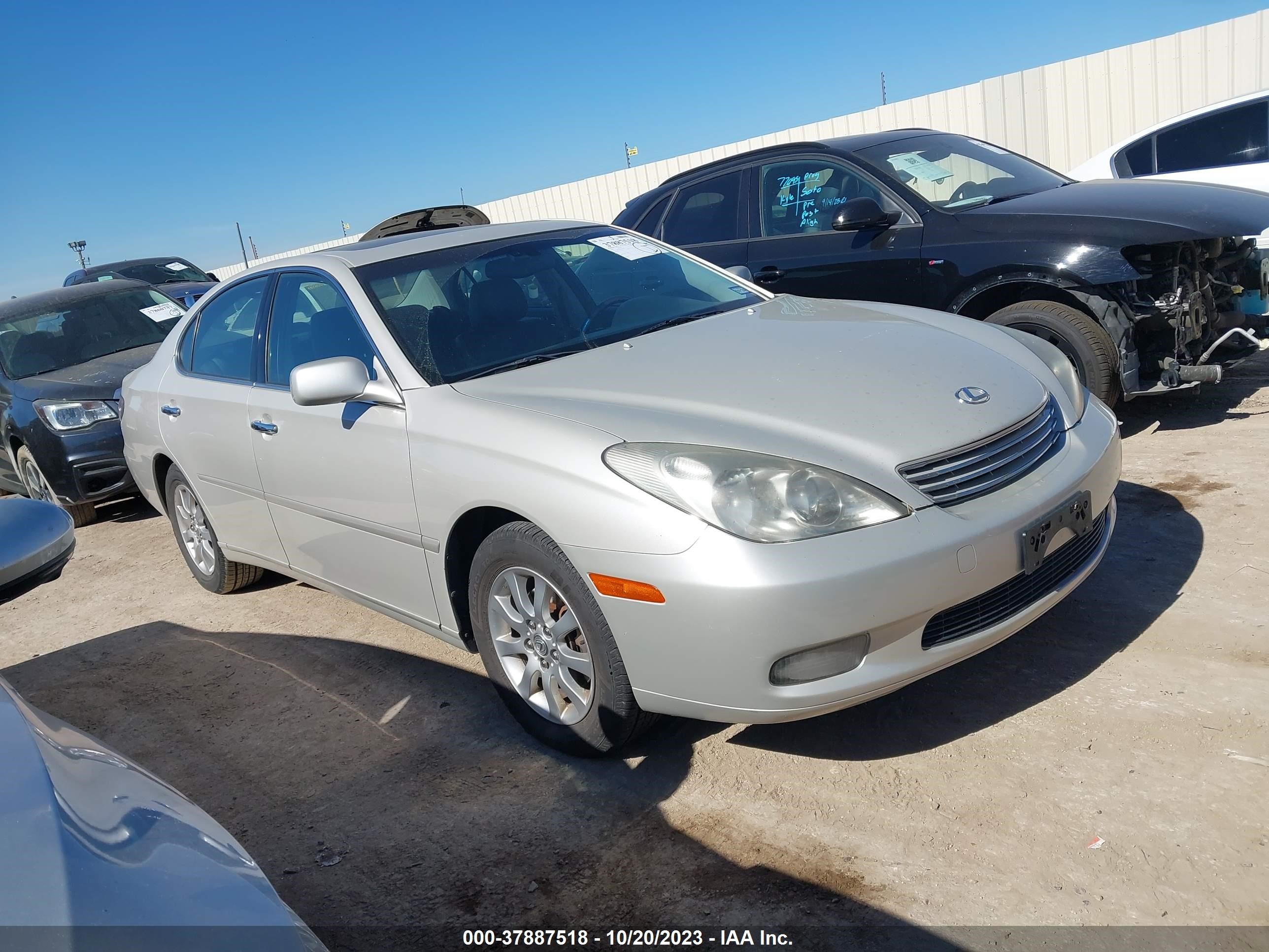 LEXUS ES 2003 jthbf30g130101346