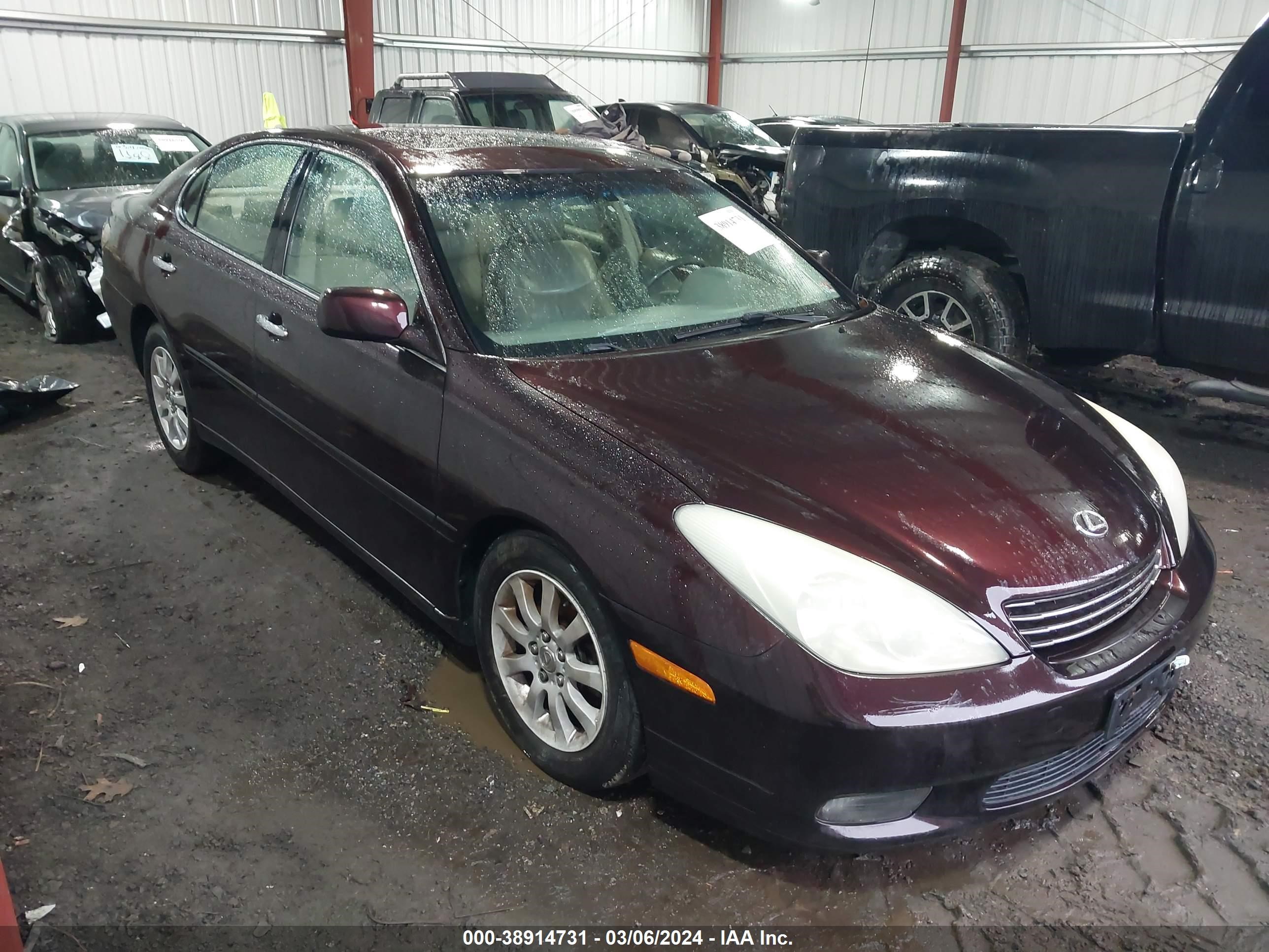 LEXUS ES 2003 jthbf30g130130443