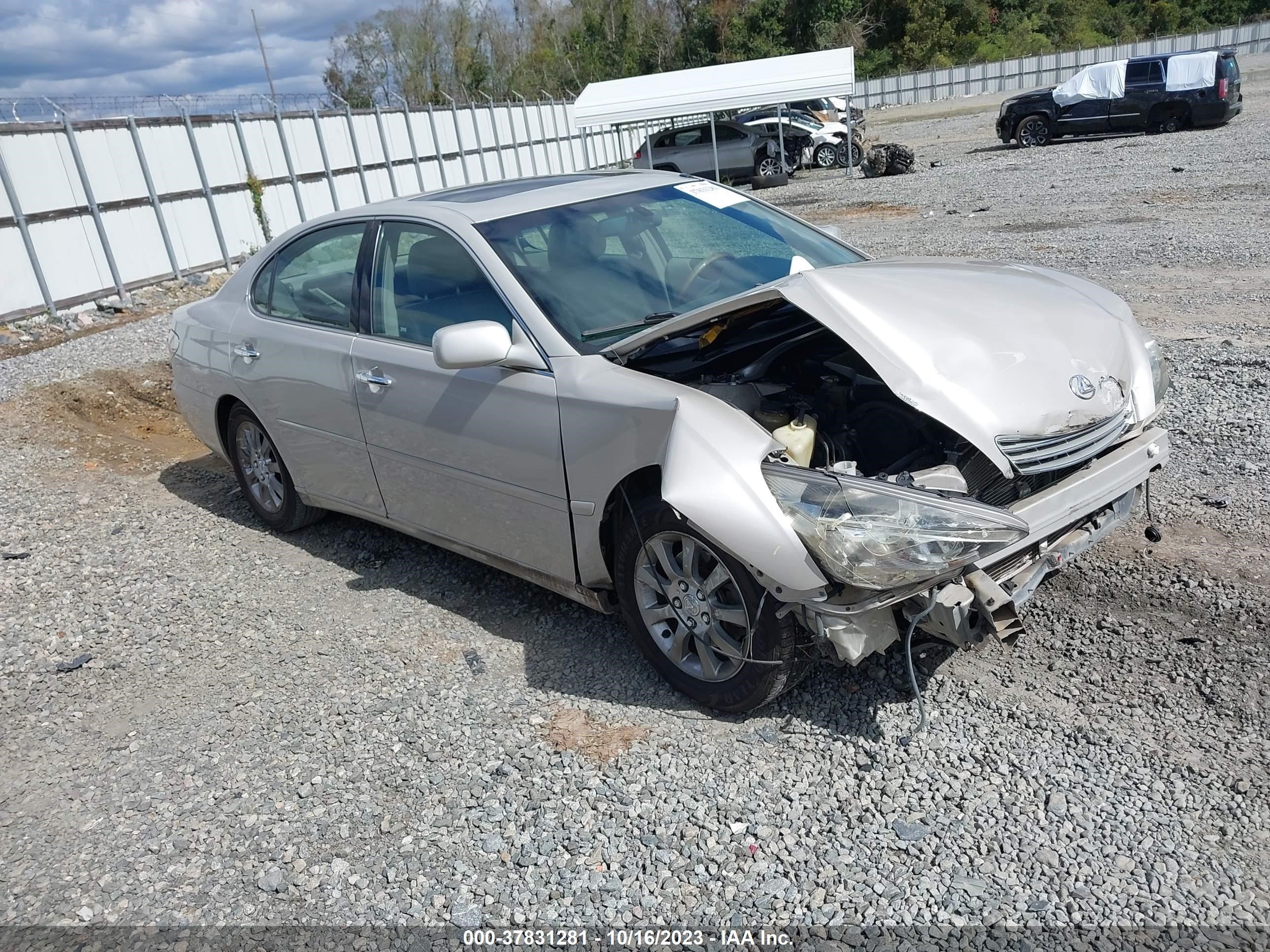 LEXUS ES 2003 jthbf30g130135884