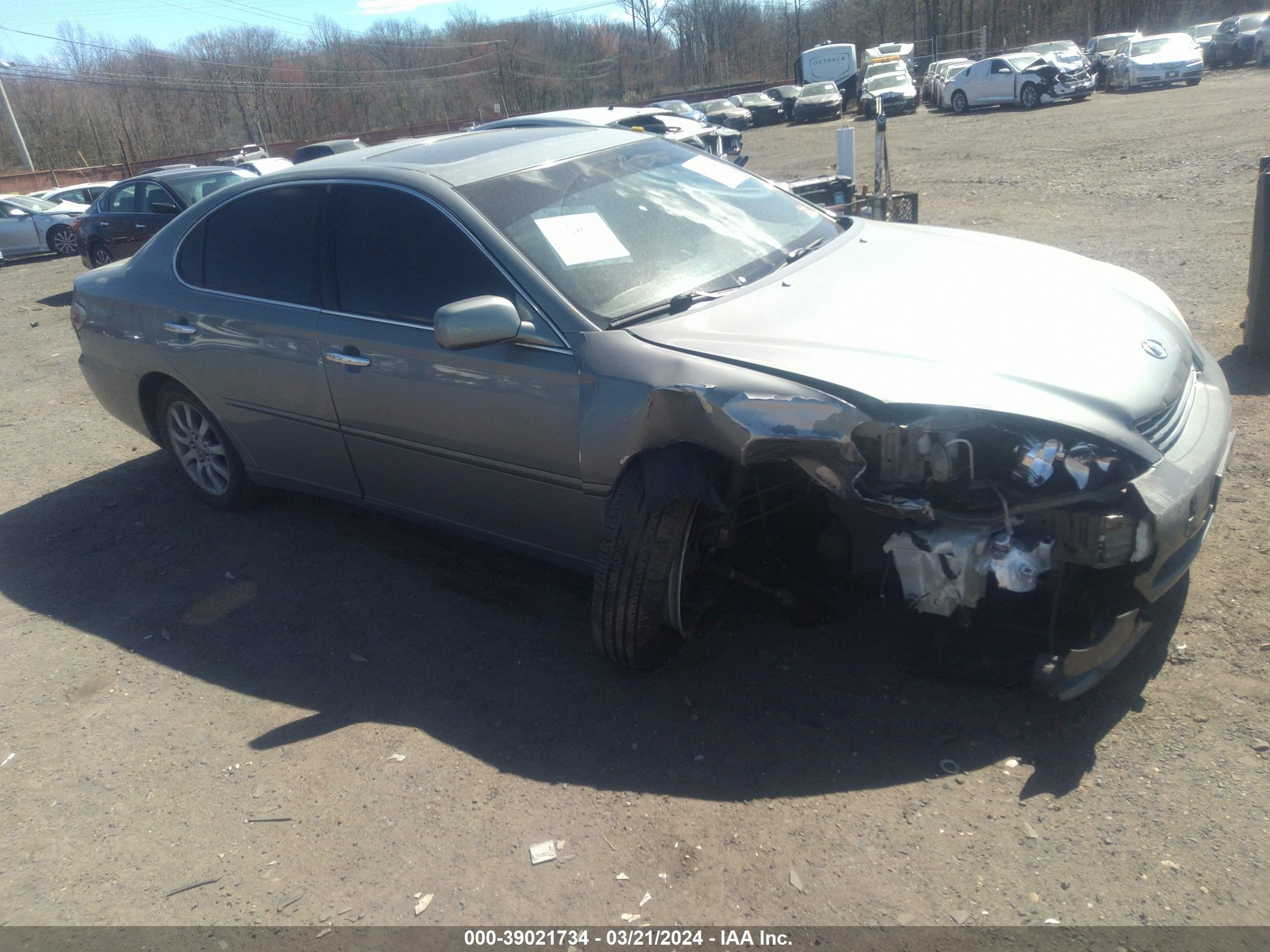 LEXUS ES 2003 jthbf30g136016519