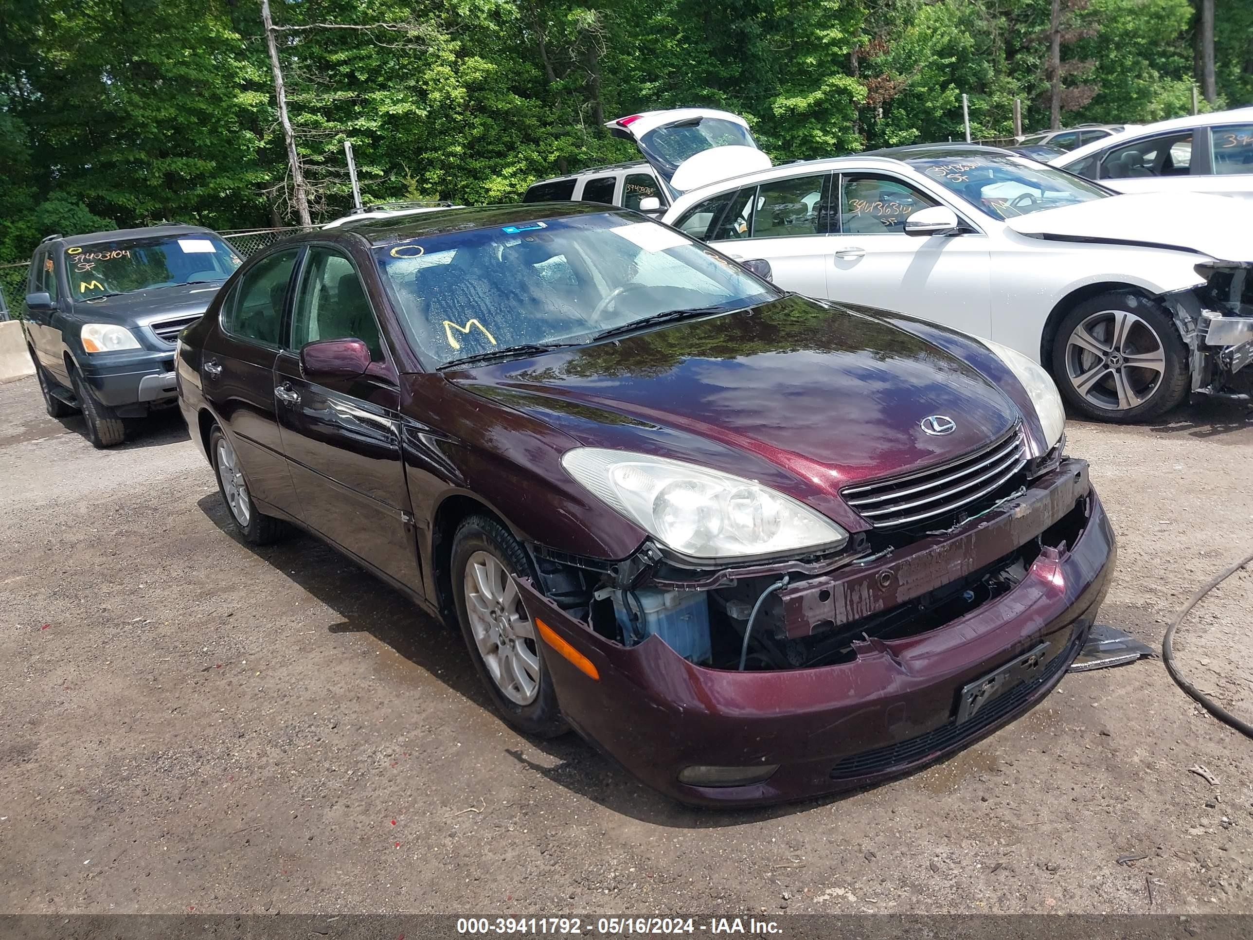 LEXUS ES 2002 jthbf30g220051135