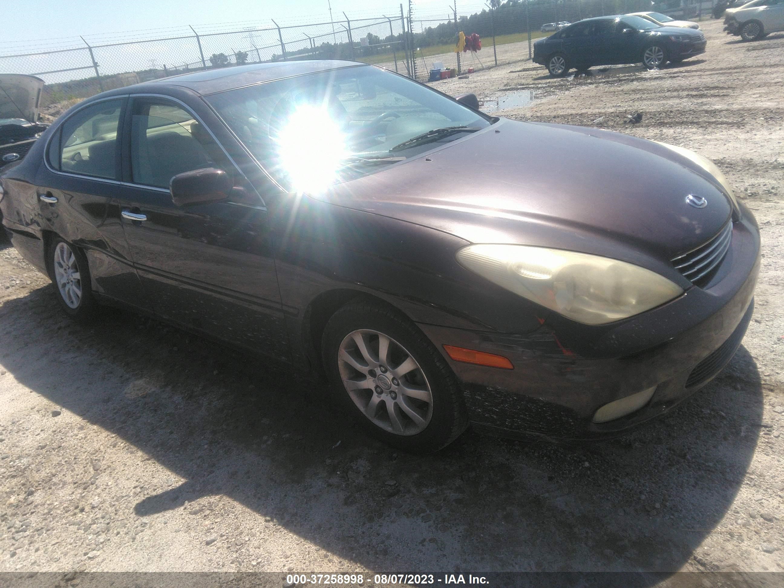 LEXUS ES 2002 jthbf30g220079663