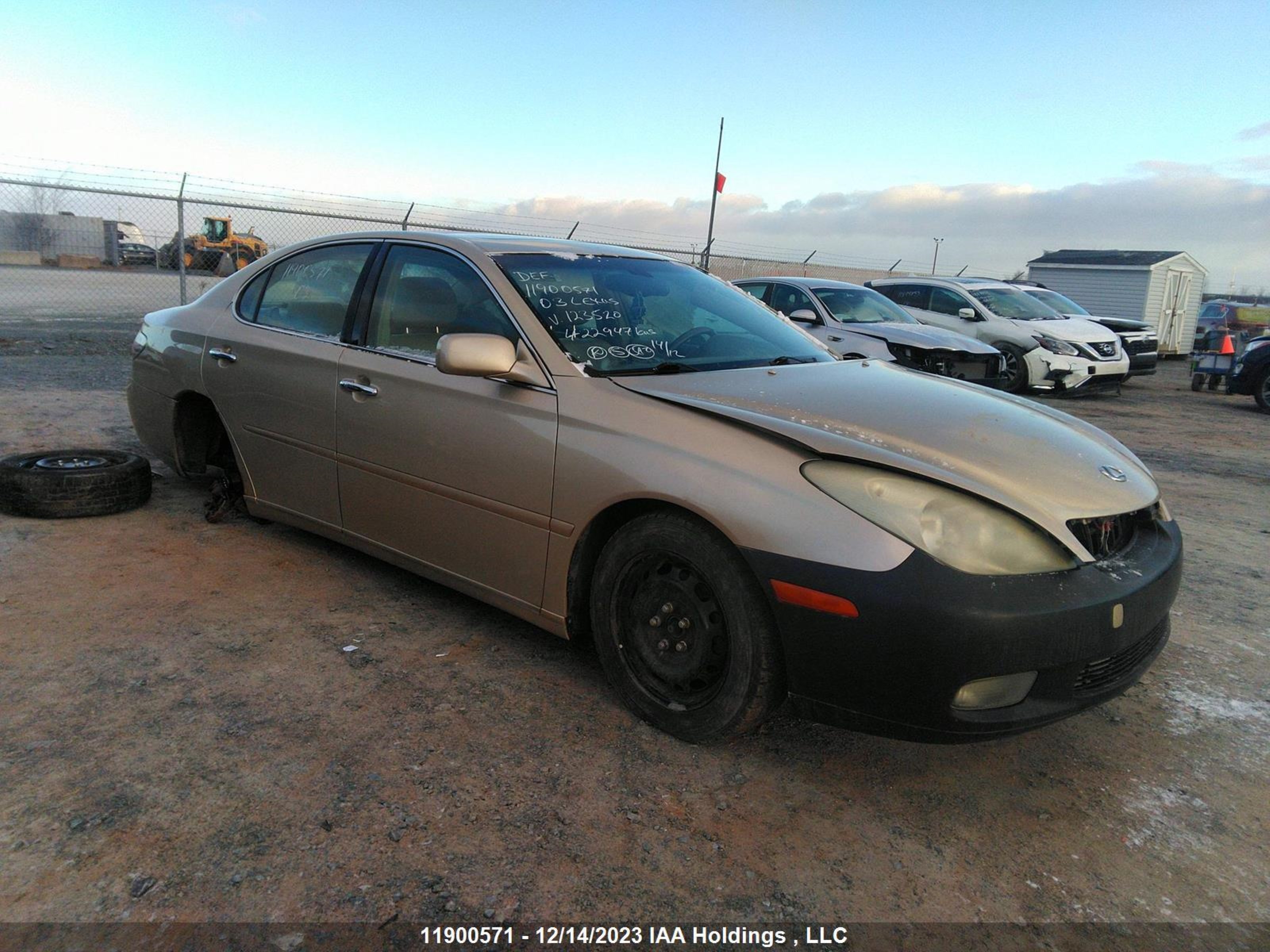 LEXUS ES 2003 jthbf30g230123520