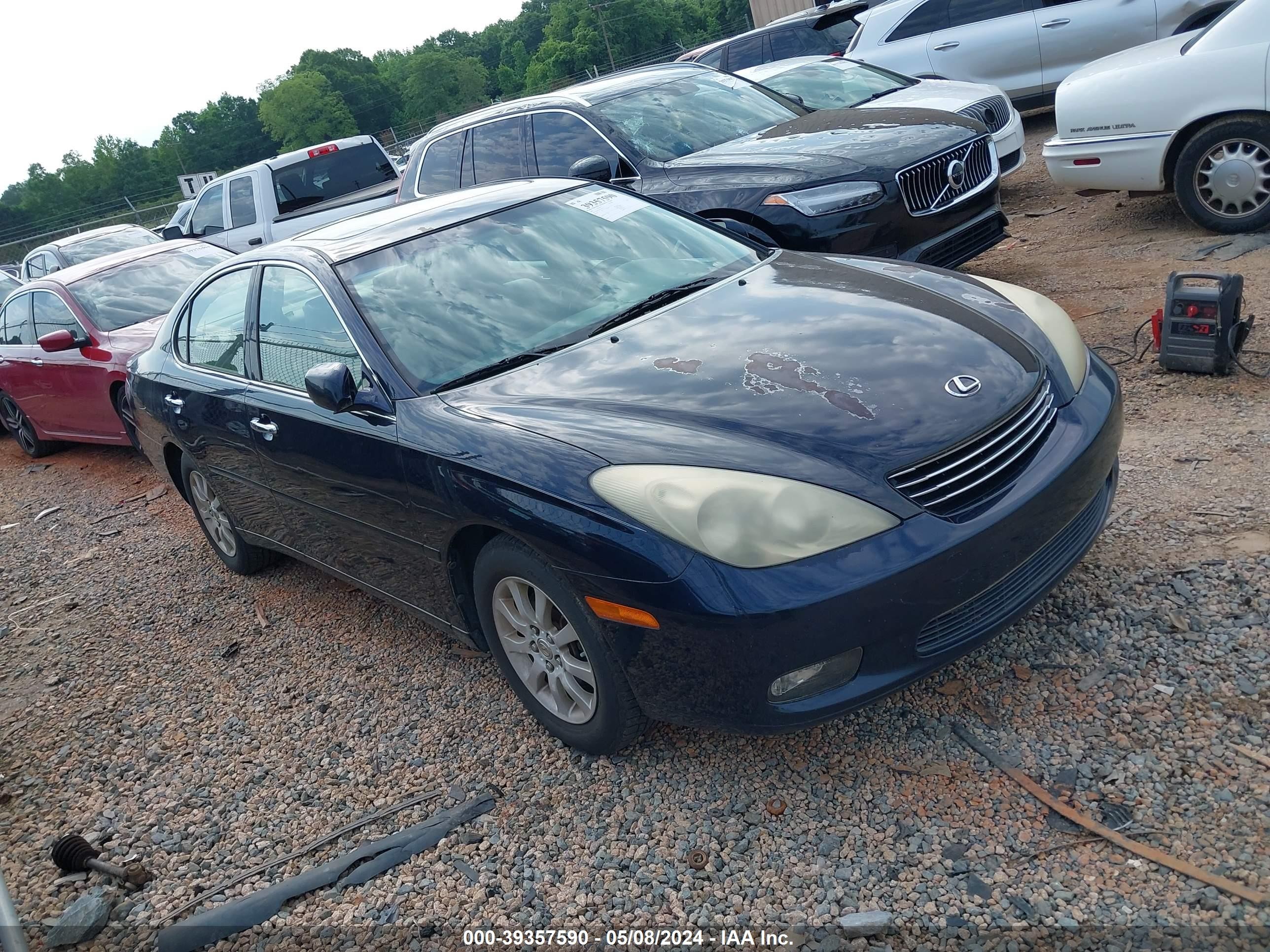 LEXUS ES 2003 jthbf30g230145291