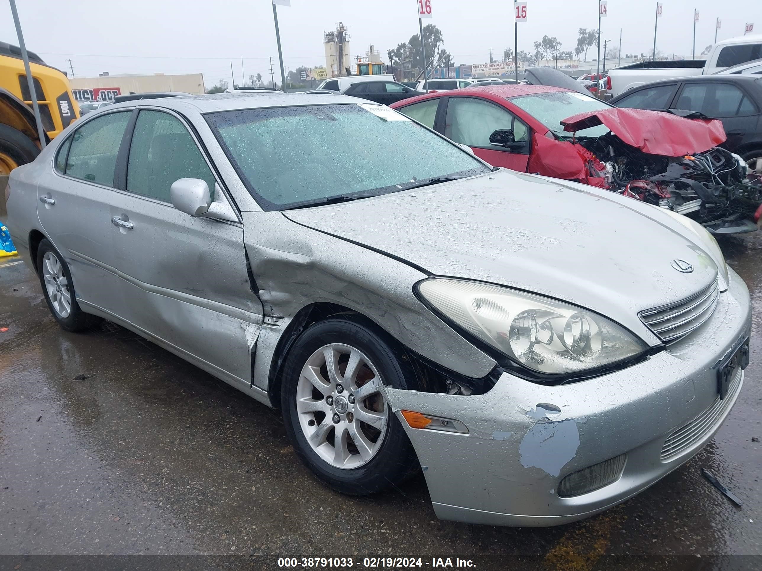 LEXUS ES 2003 jthbf30g230147607