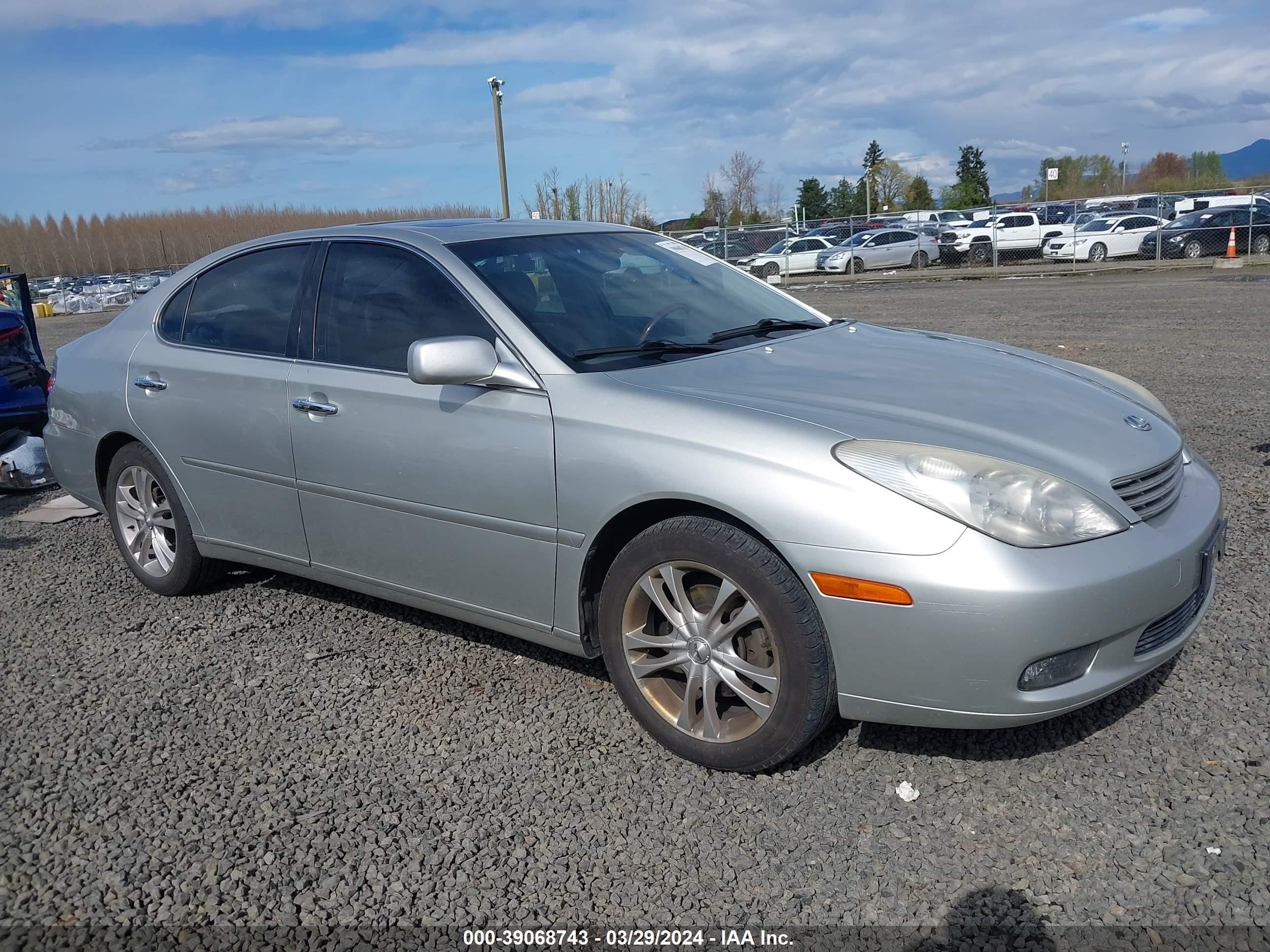 LEXUS ES 2003 jthbf30g236008977