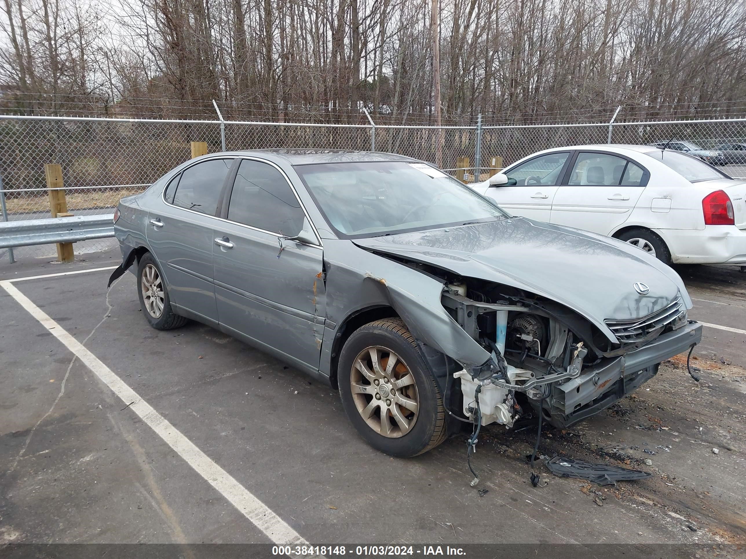 LEXUS ES 2003 jthbf30g236016707