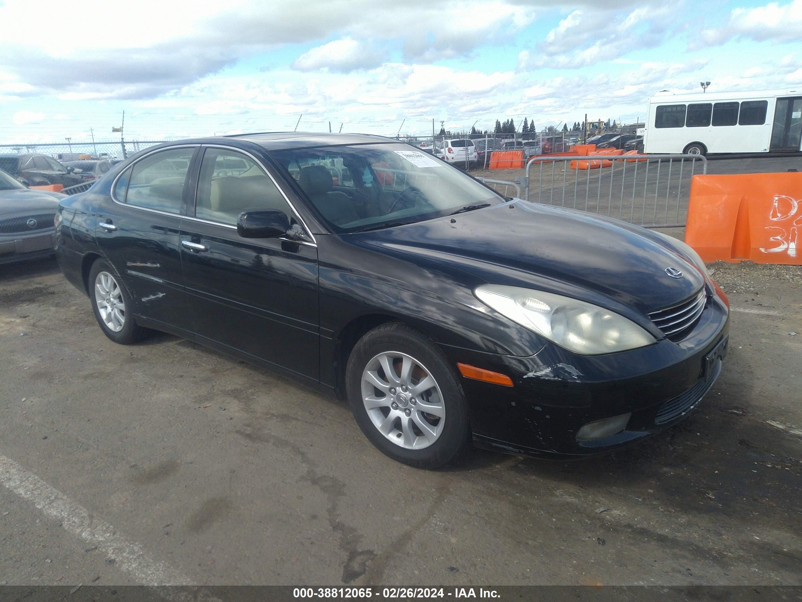 LEXUS ES 2002 jthbf30g325033780