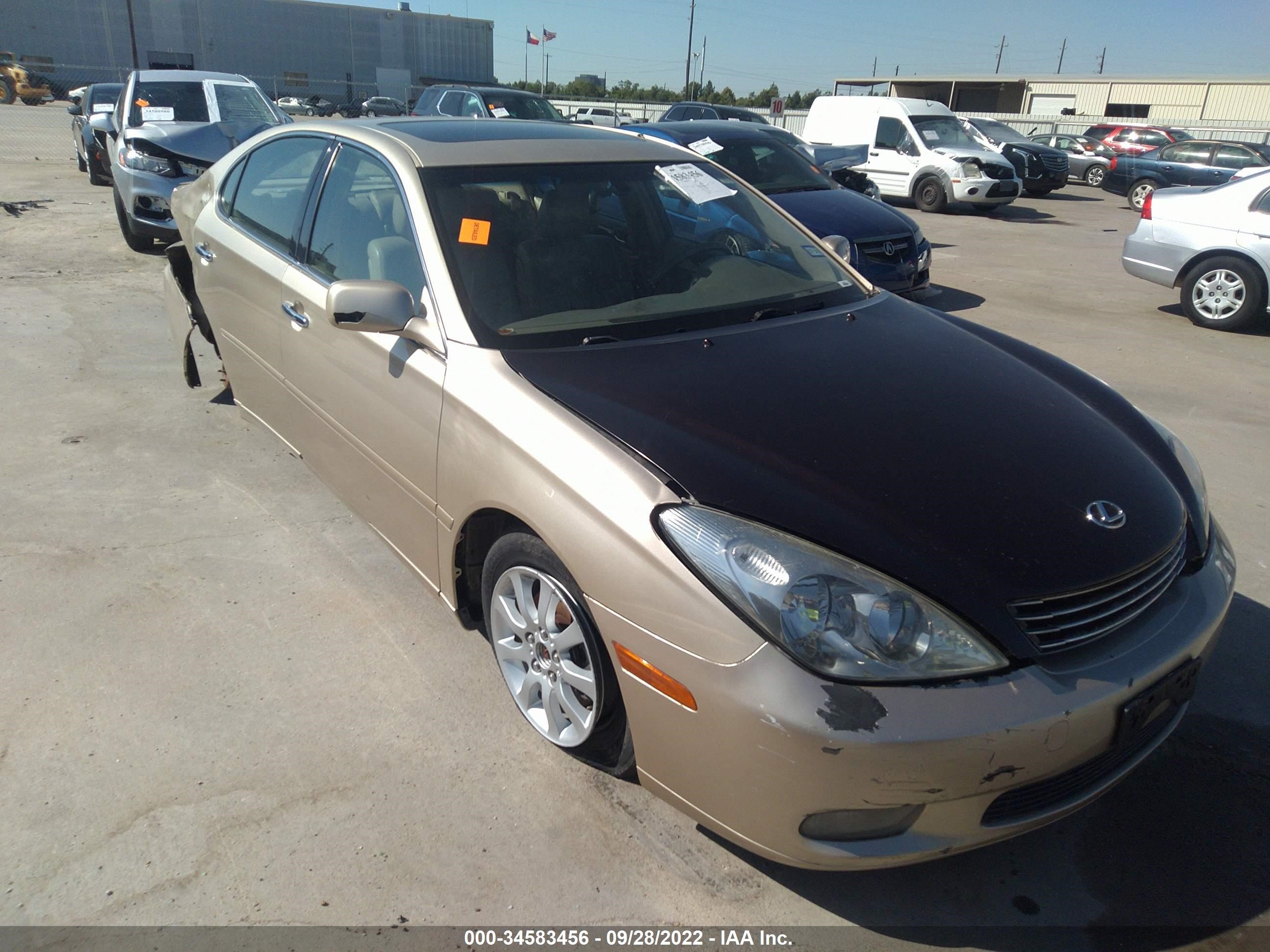 LEXUS ES 2002 jthbf30g520084808