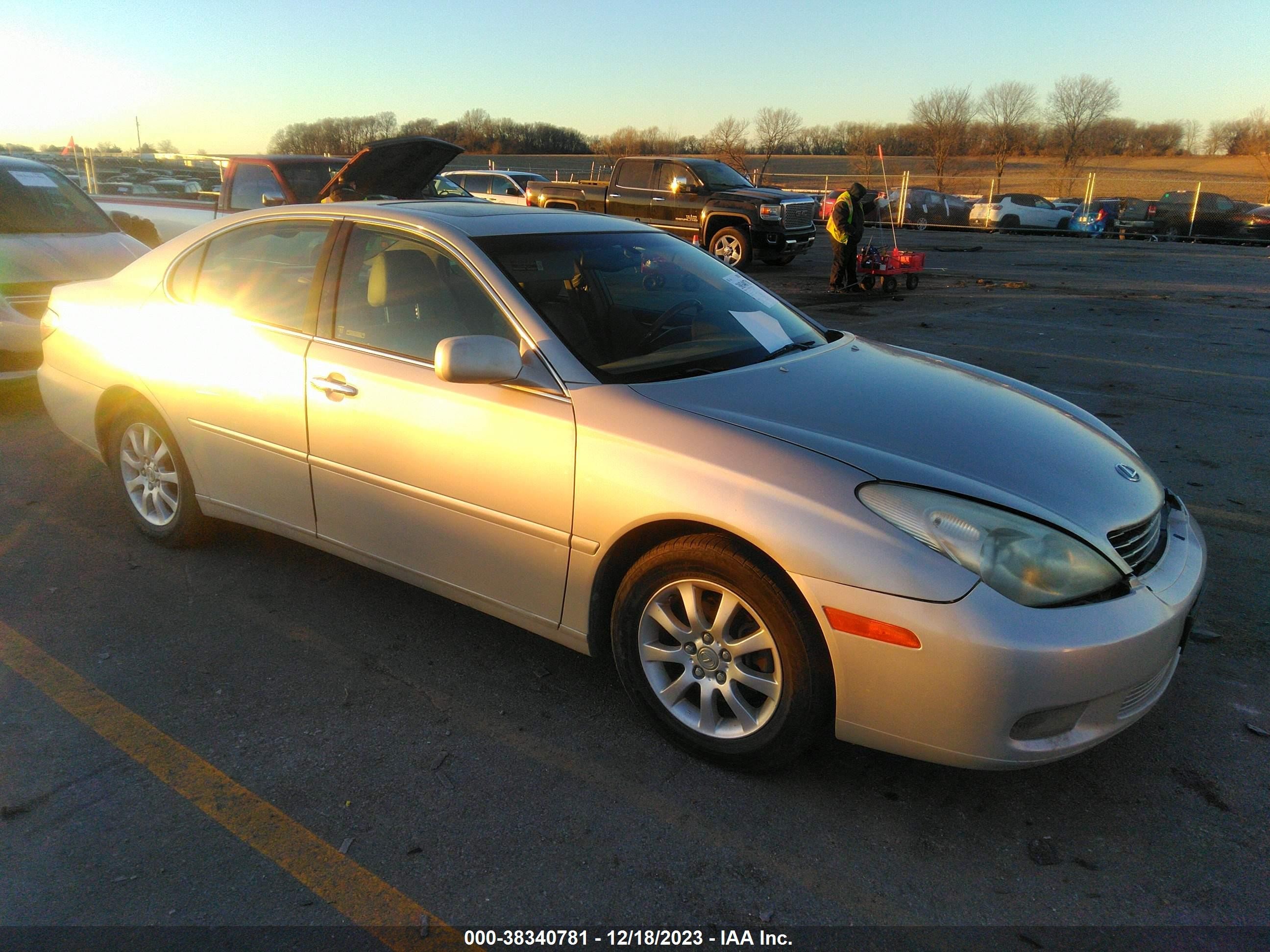 LEXUS ES 2002 jthbf30g525018553