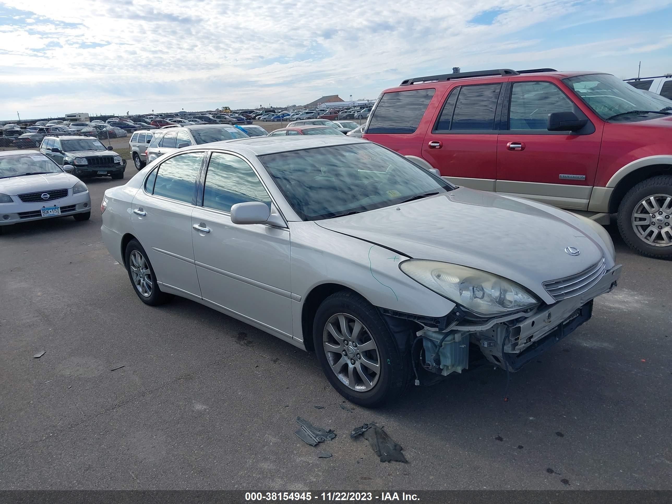 LEXUS ES 2003 jthbf30g536005751