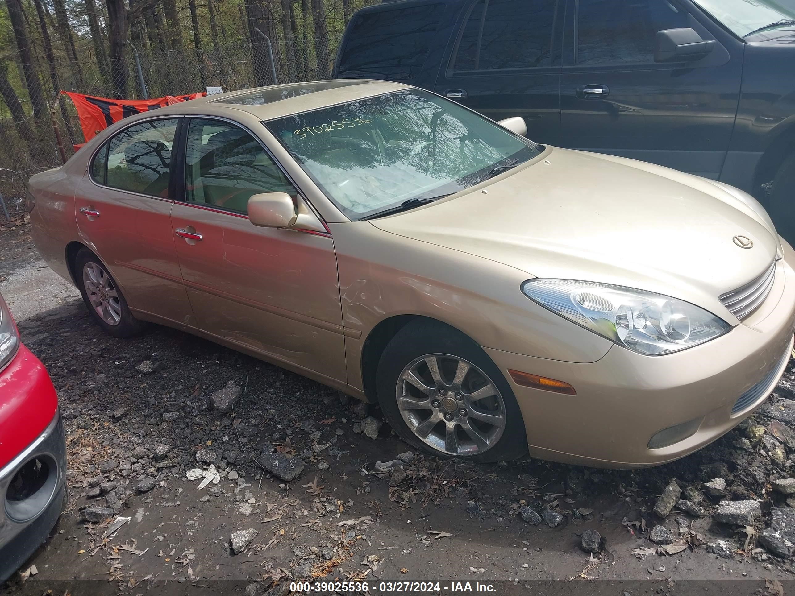 LEXUS ES 2002 jthbf30g620069394