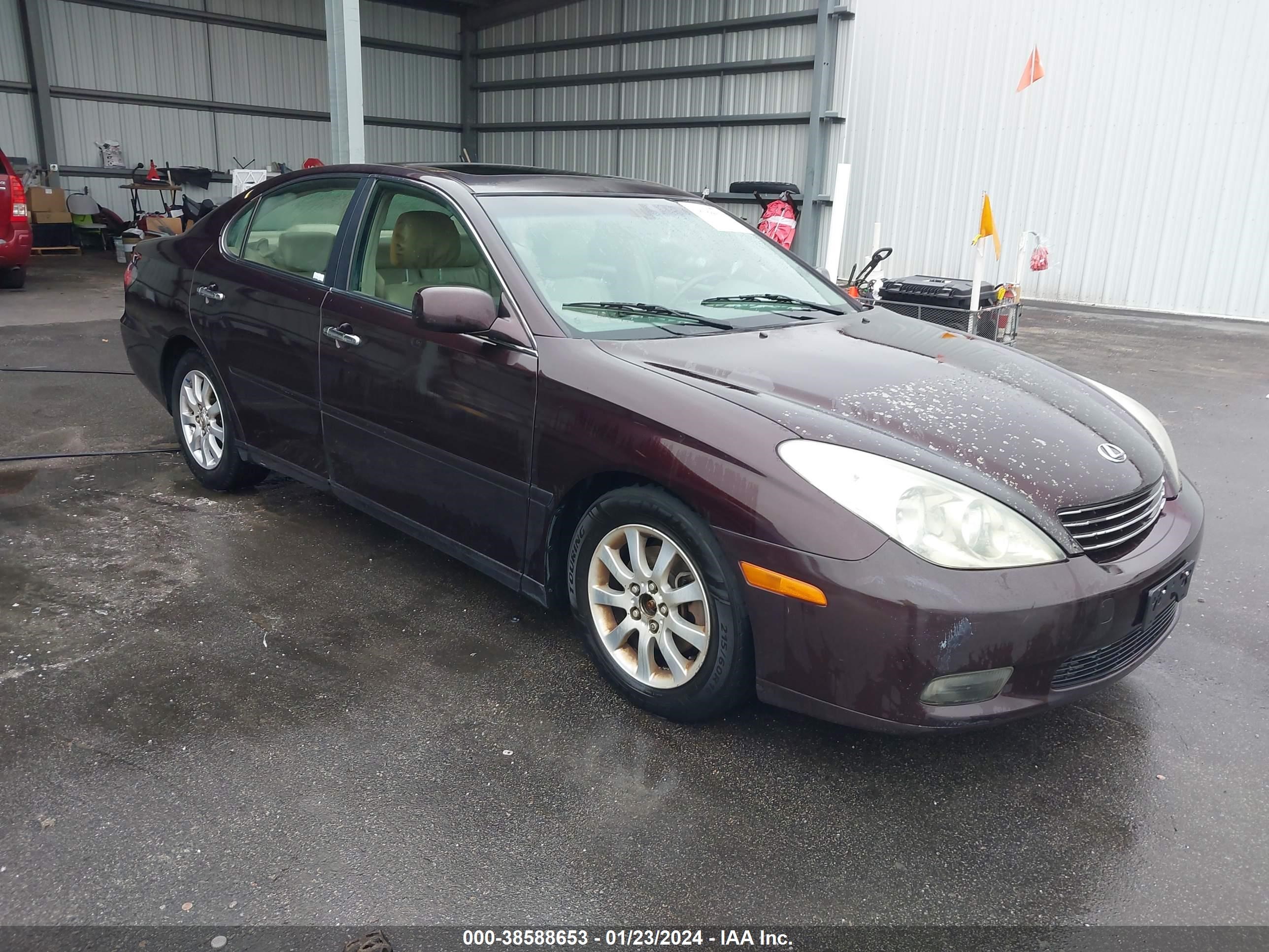 LEXUS ES 2002 jthbf30g625007822