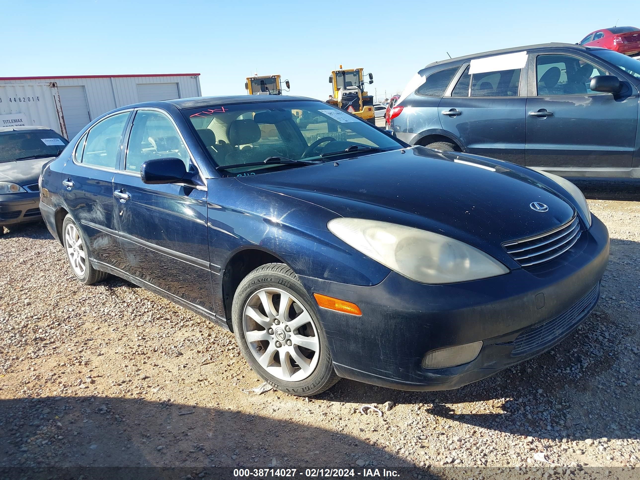 LEXUS ES 2002 jthbf30g625021722