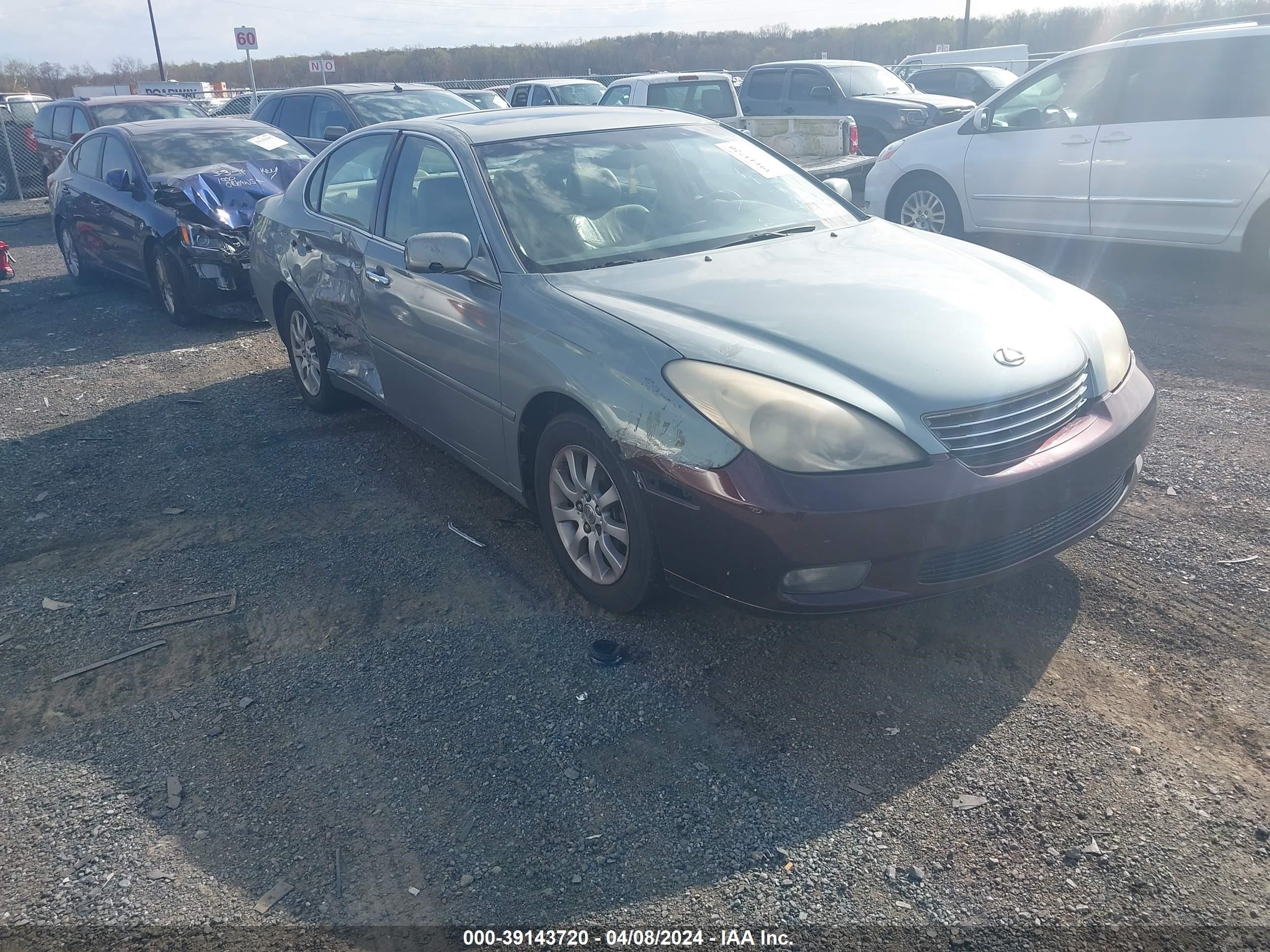 LEXUS ES 2003 jthbf30g630099335