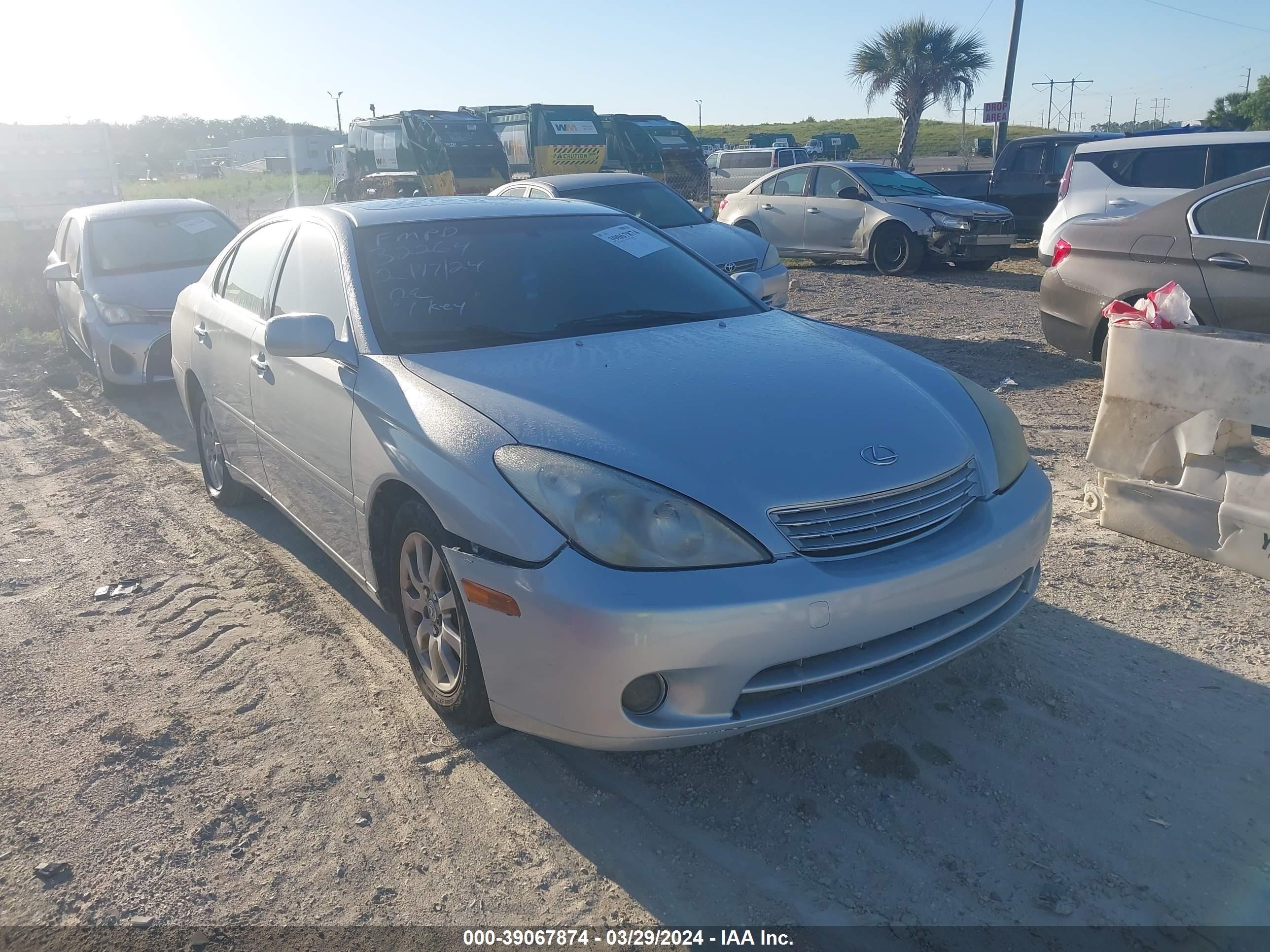 LEXUS ES 2002 jthbf30g720025761