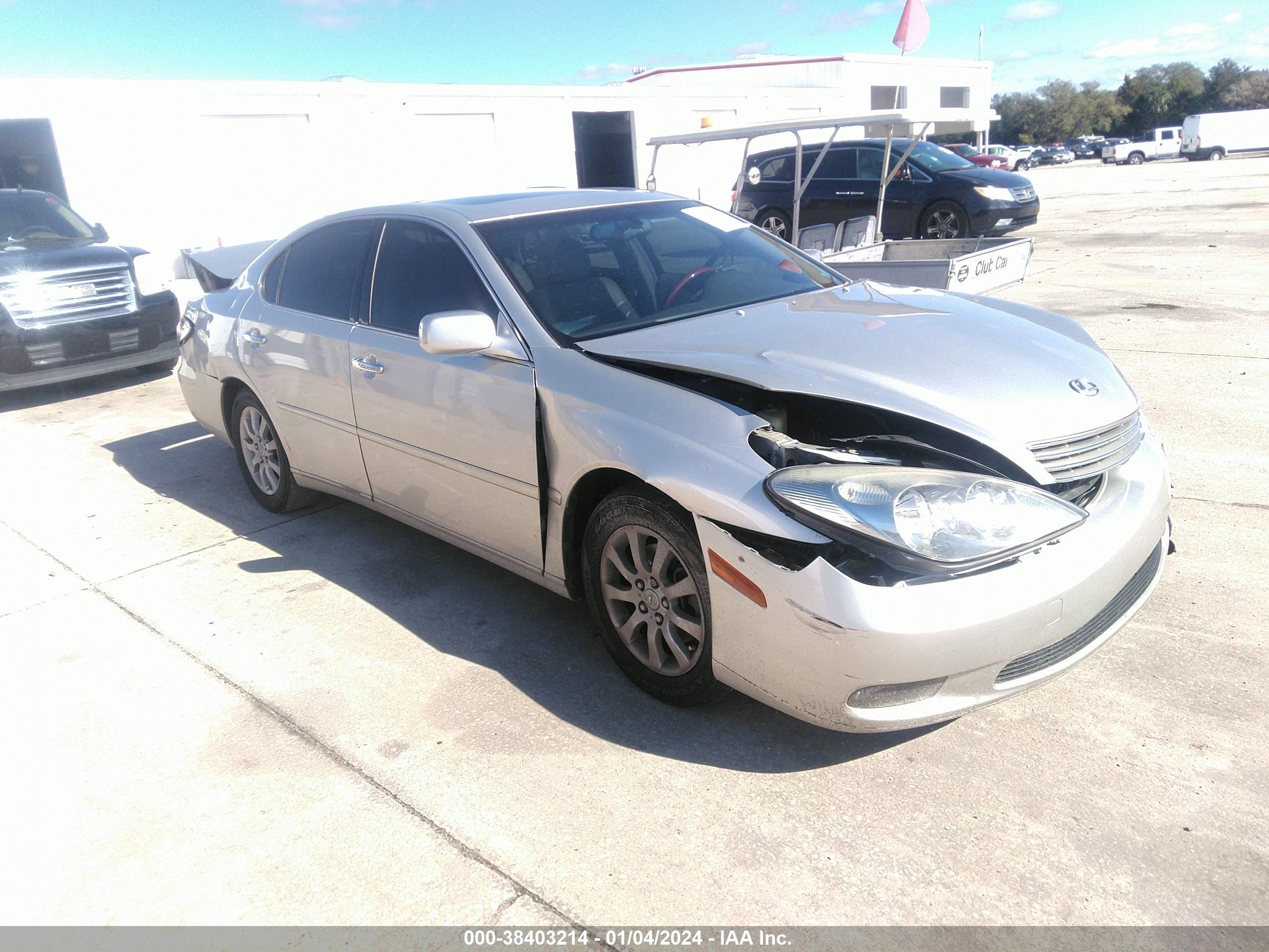 LEXUS ES 2002 jthbf30g720058212