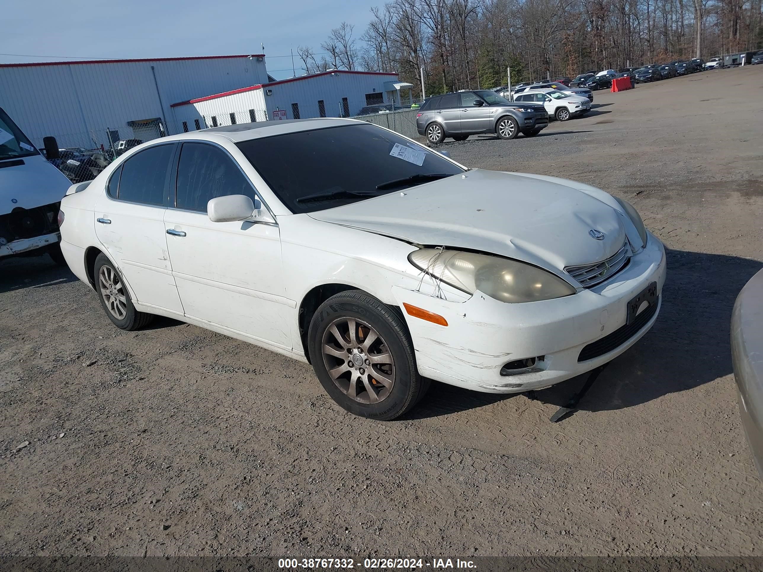 LEXUS ES 2003 jthbf30g736014838