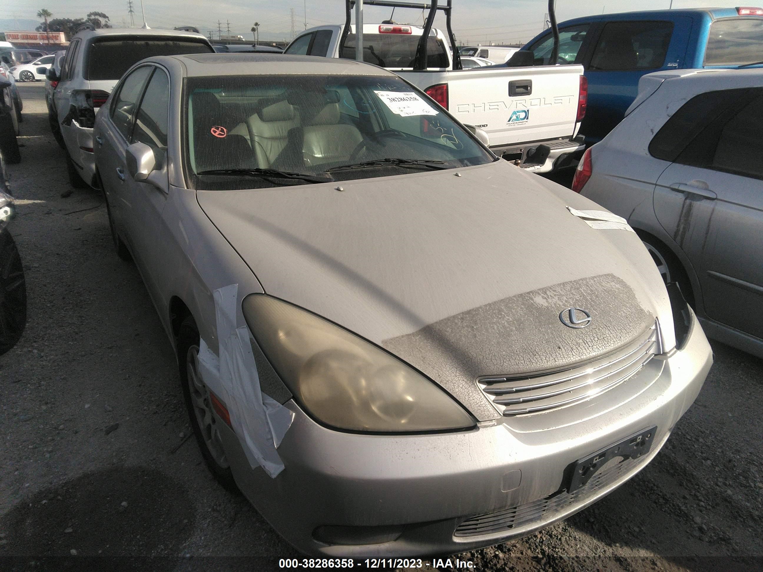 LEXUS ES 2003 jthbf30g736020610